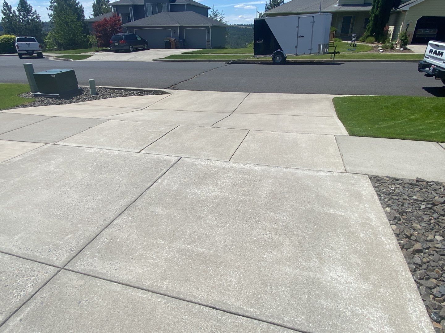 Pool Deck Transformation using Slate Stone by Croc Coatings, LLC