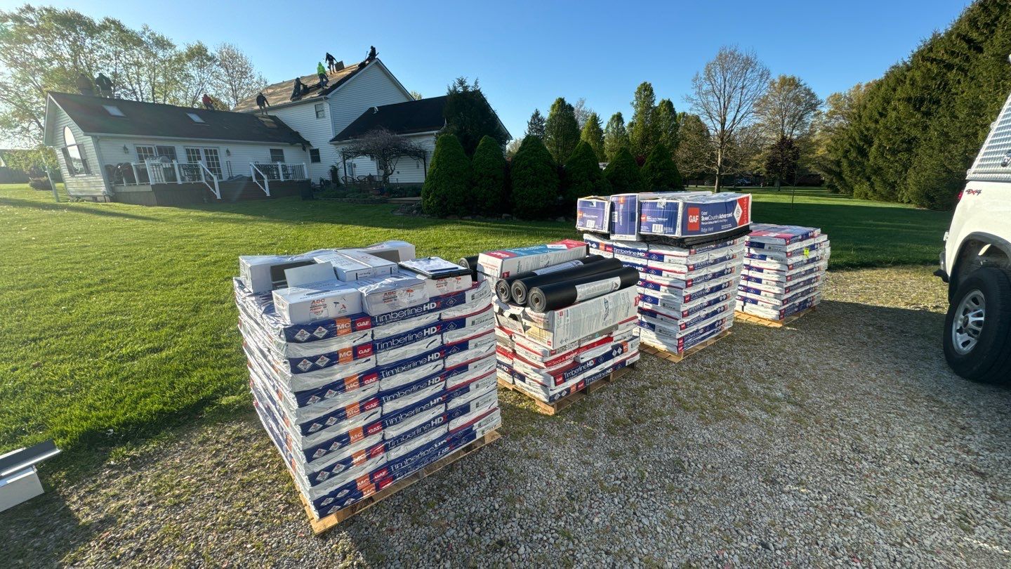 Residential Roofing Installation using Duration Series Shingles - Driftwood by RoofX 