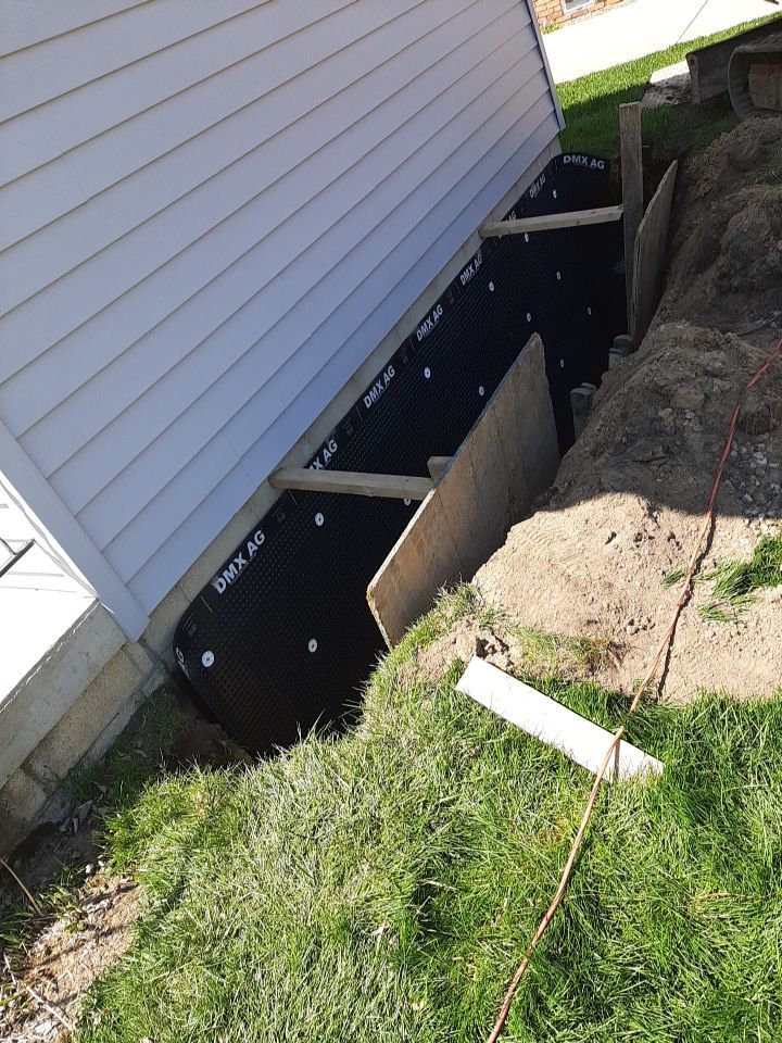 Wall Straightening and Reinforcement using Embedded Fiber Reinforcement by Toledo Basement Repair 