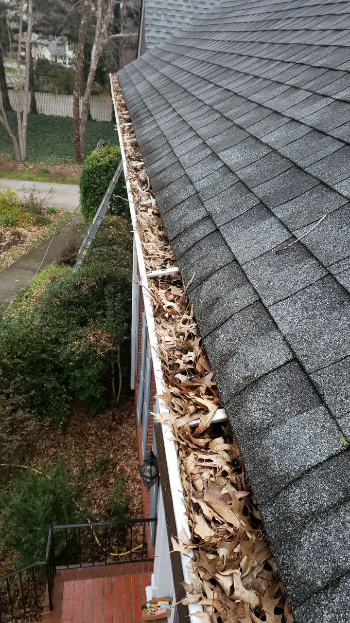 Gutter Cleaning using cleaner by G&H Home Tech Pros LLC