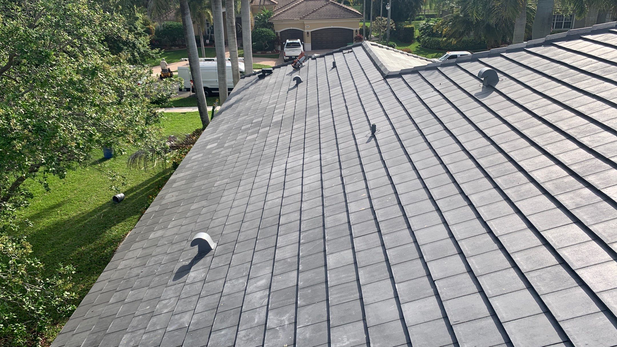 Residential Roofing Installation using Eagle Roofing Tile by BLUES BROTHERS ROOFING