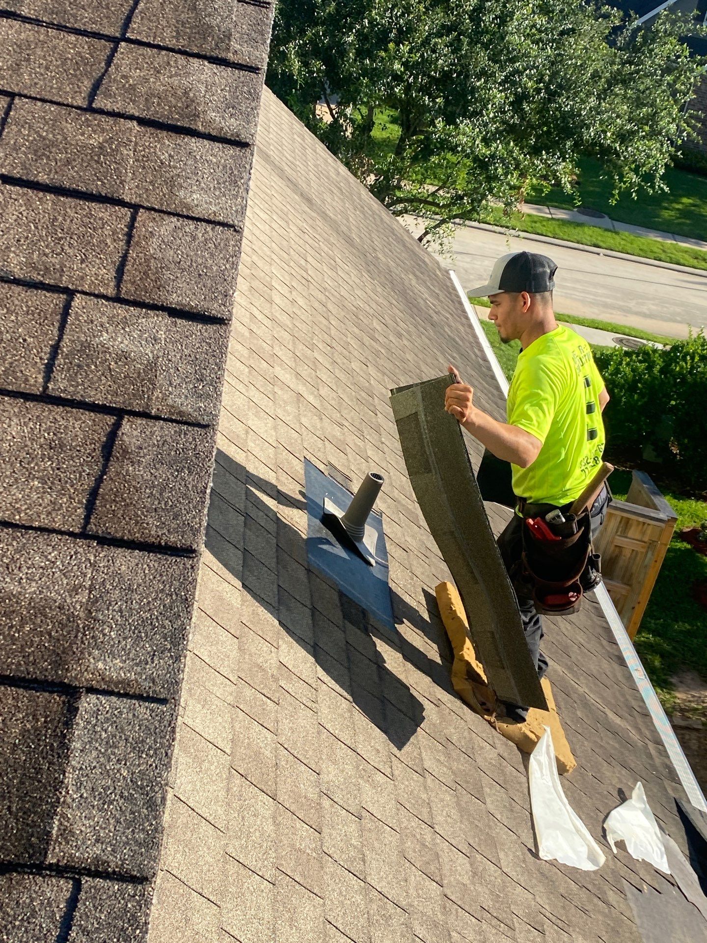 Residential Roofing Repair using Owen's Corning Duration (Lifetime) Shingles by Roof Repair Company