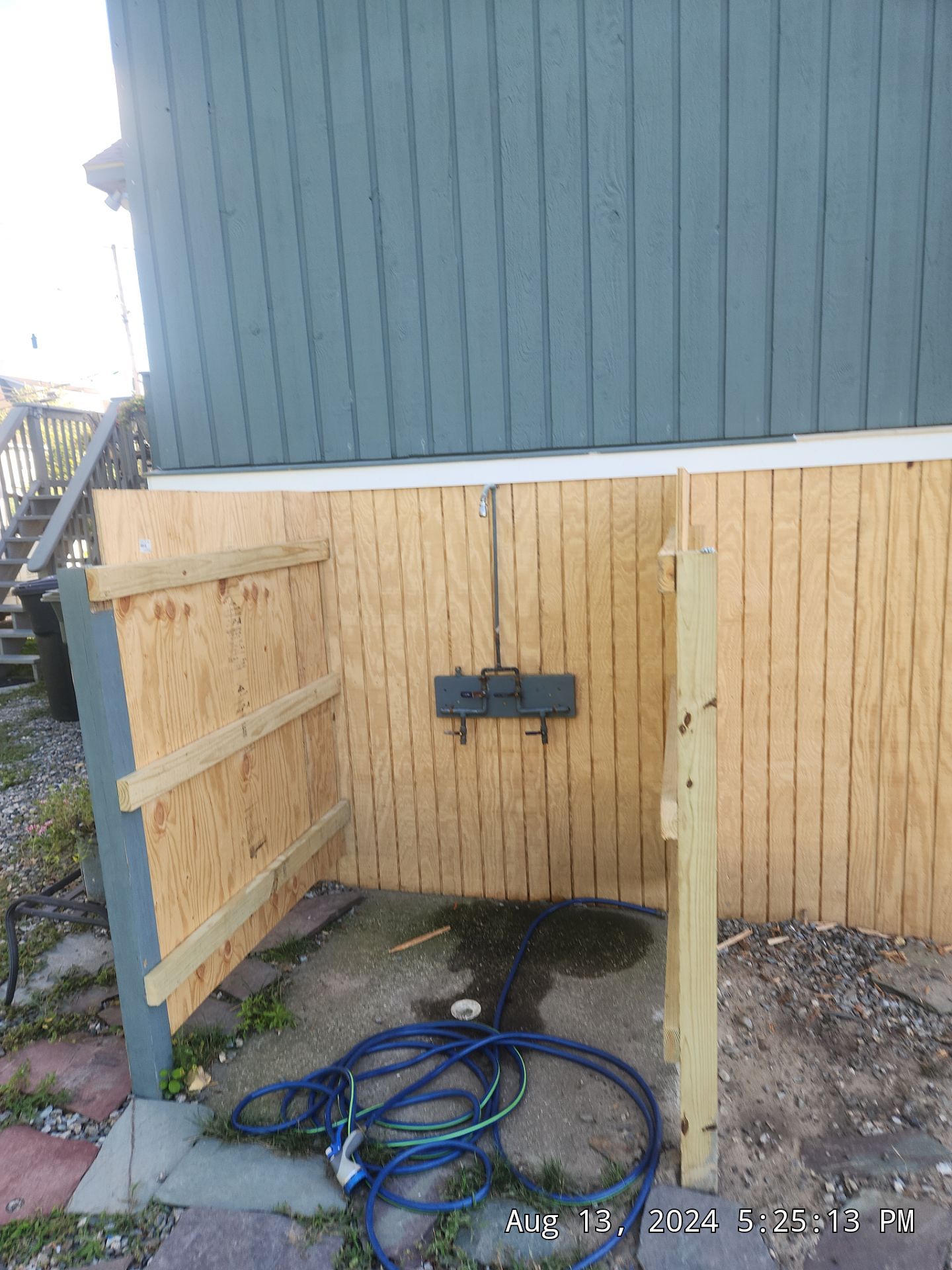 Siding Repair using New wood siding using T1-11 by A Plus Exterior