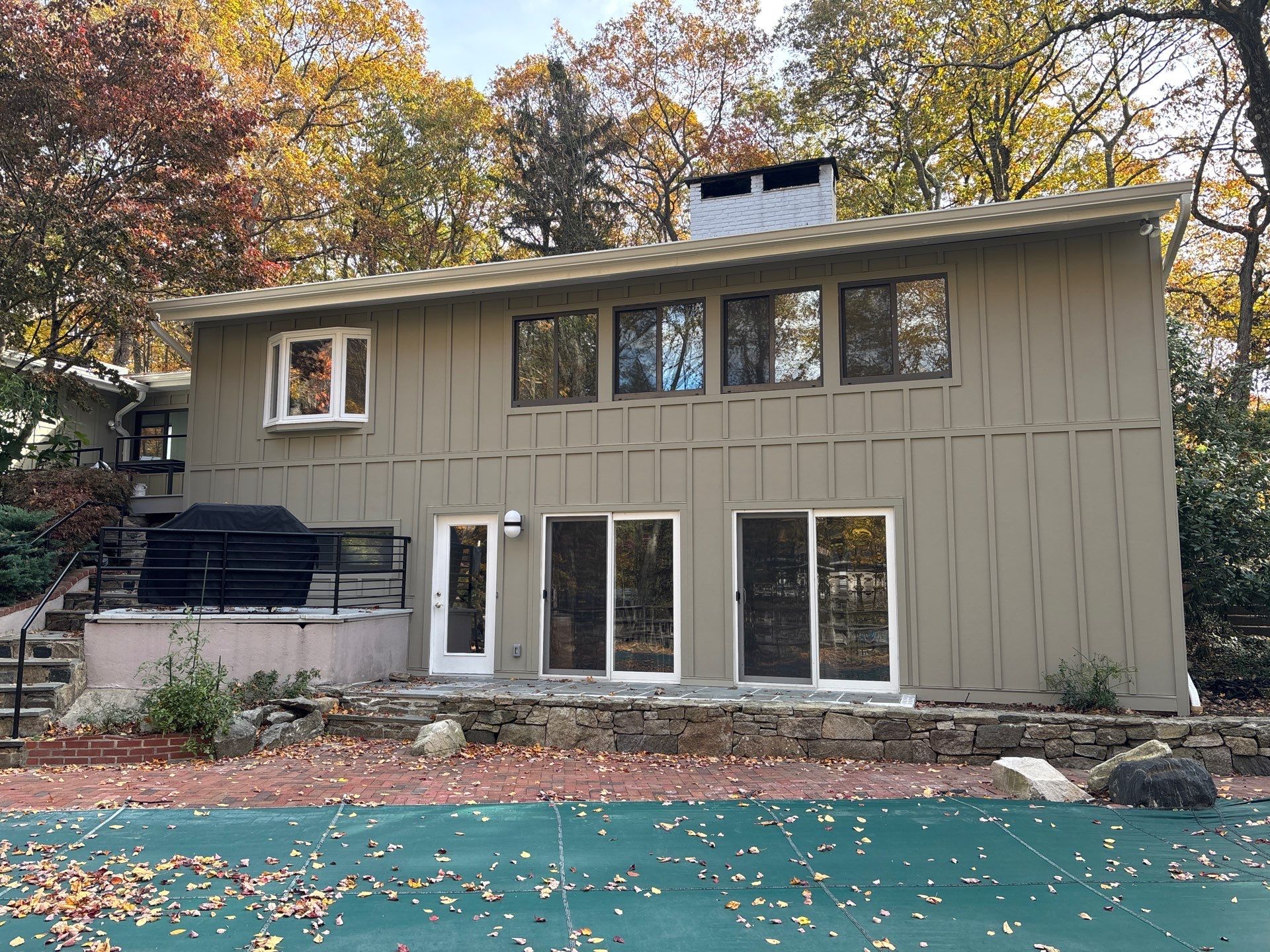 James Hardie Board & Batten, Pound Ridge, NY by Ideal Siding 