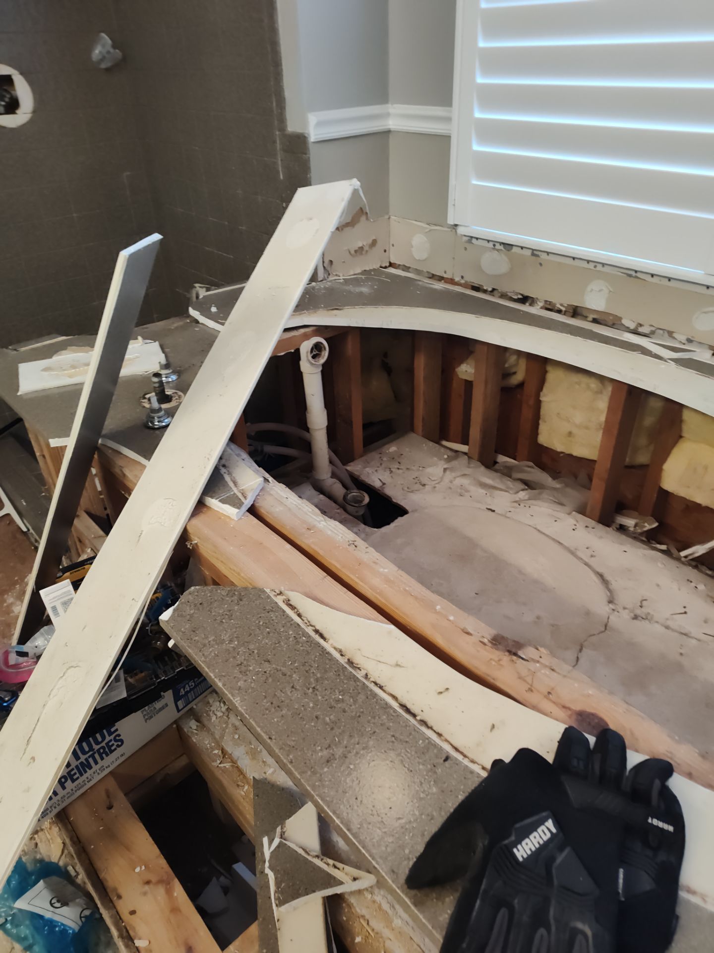 Bathroom repair and remodel by Cornerstone Home Builders, LLC