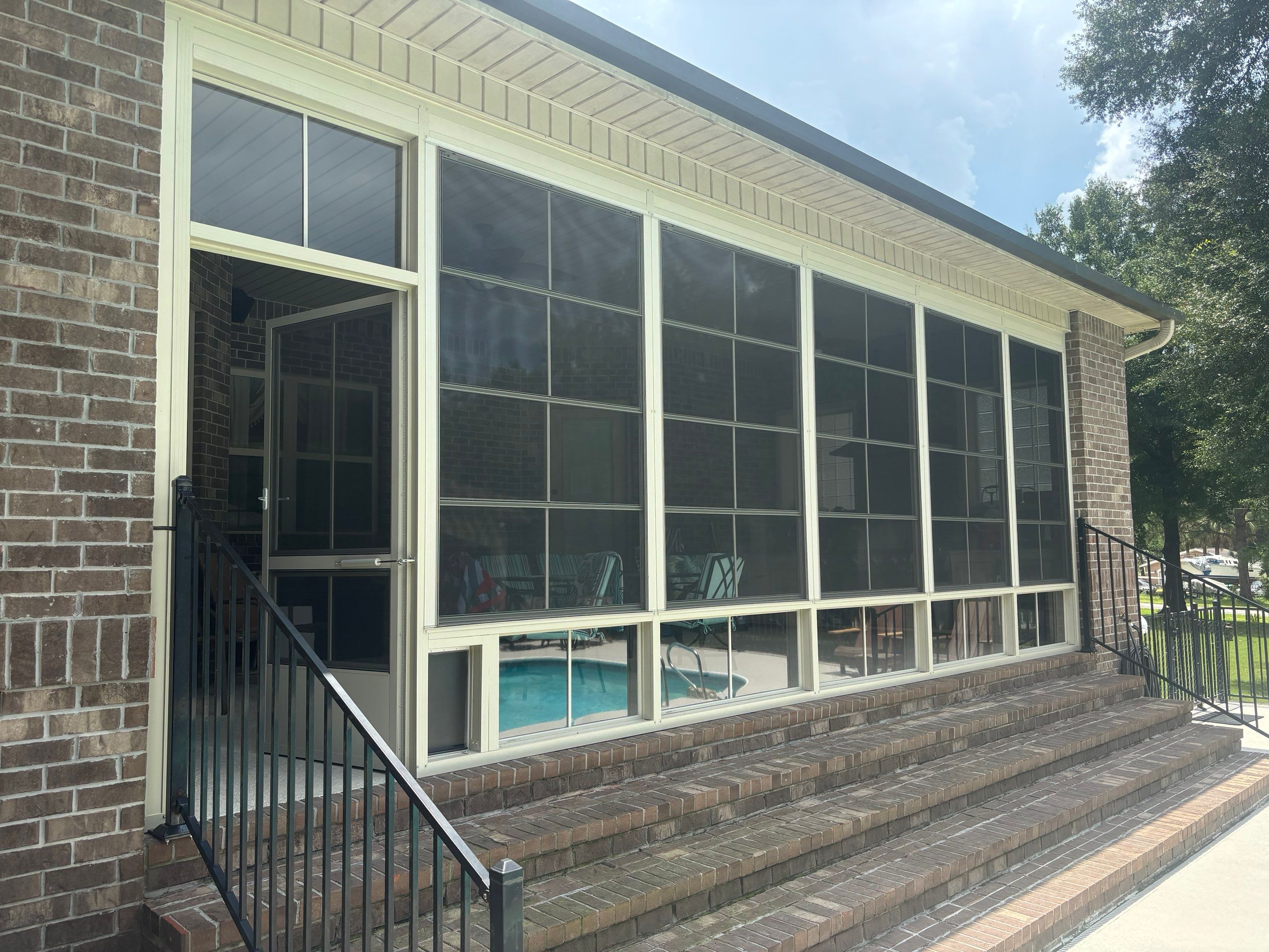 Poolside Screen Under by Titan Sunrooms