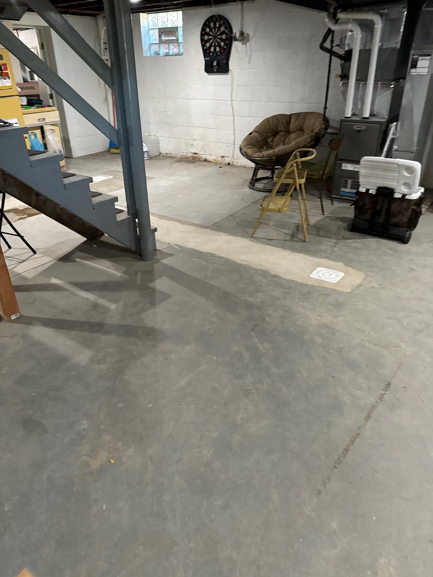 Basement + Garage Project in Pittsburgh by Floors in a Day, Inc