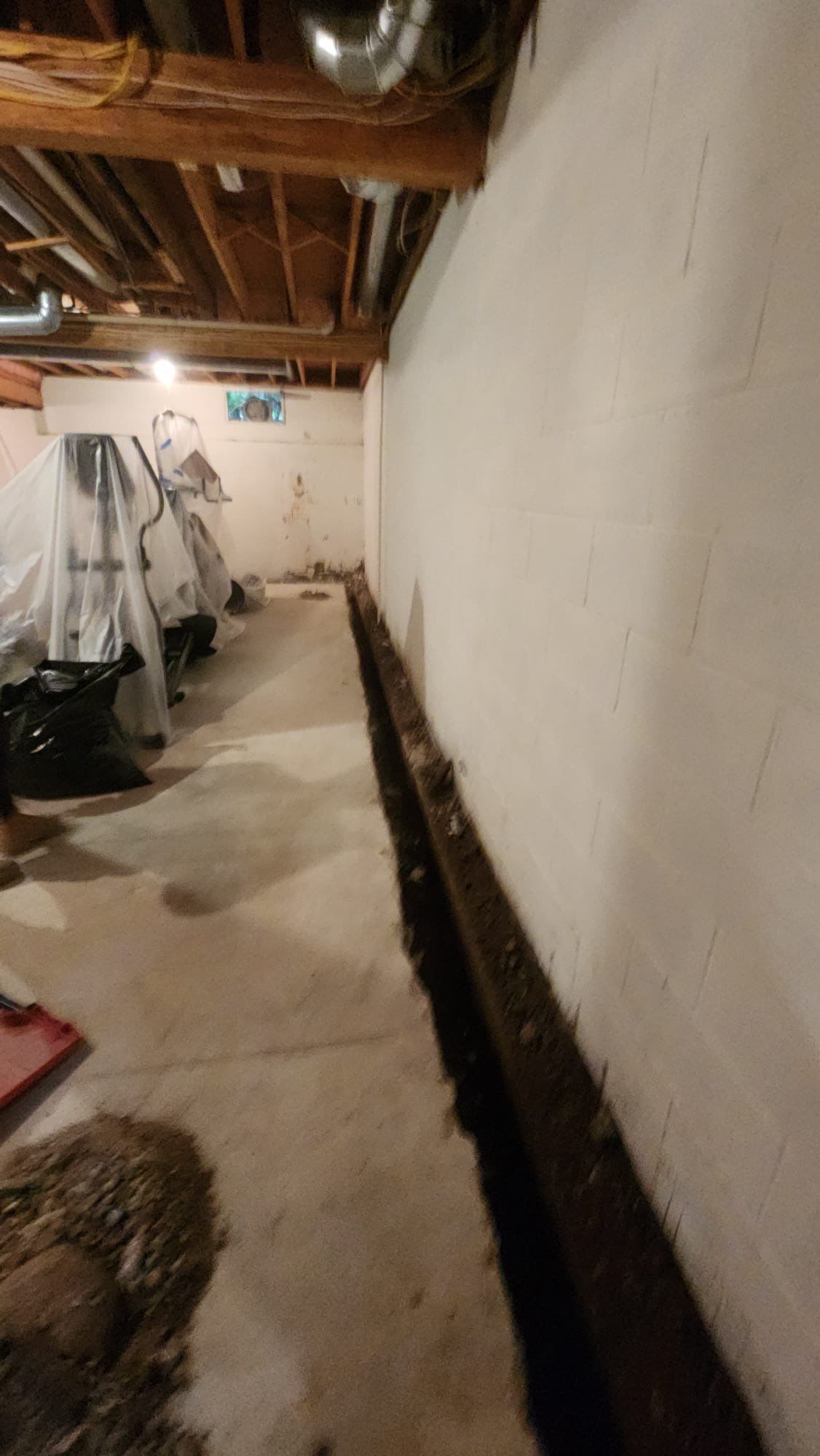 Interior French Drain in Mountain Lakes, NJ by Pure Service Pro, LLC 