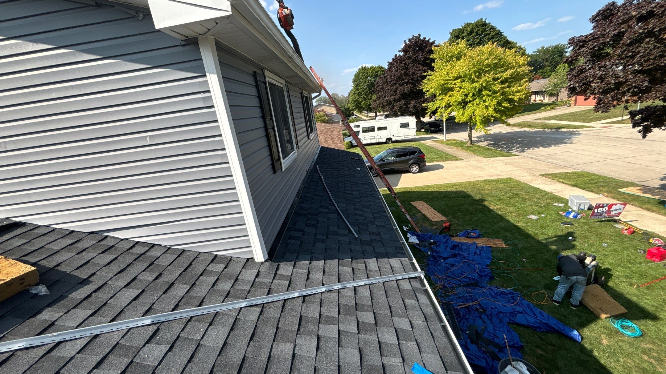 Roof Replacement using CertainTeed Landmark by 180 Contractors