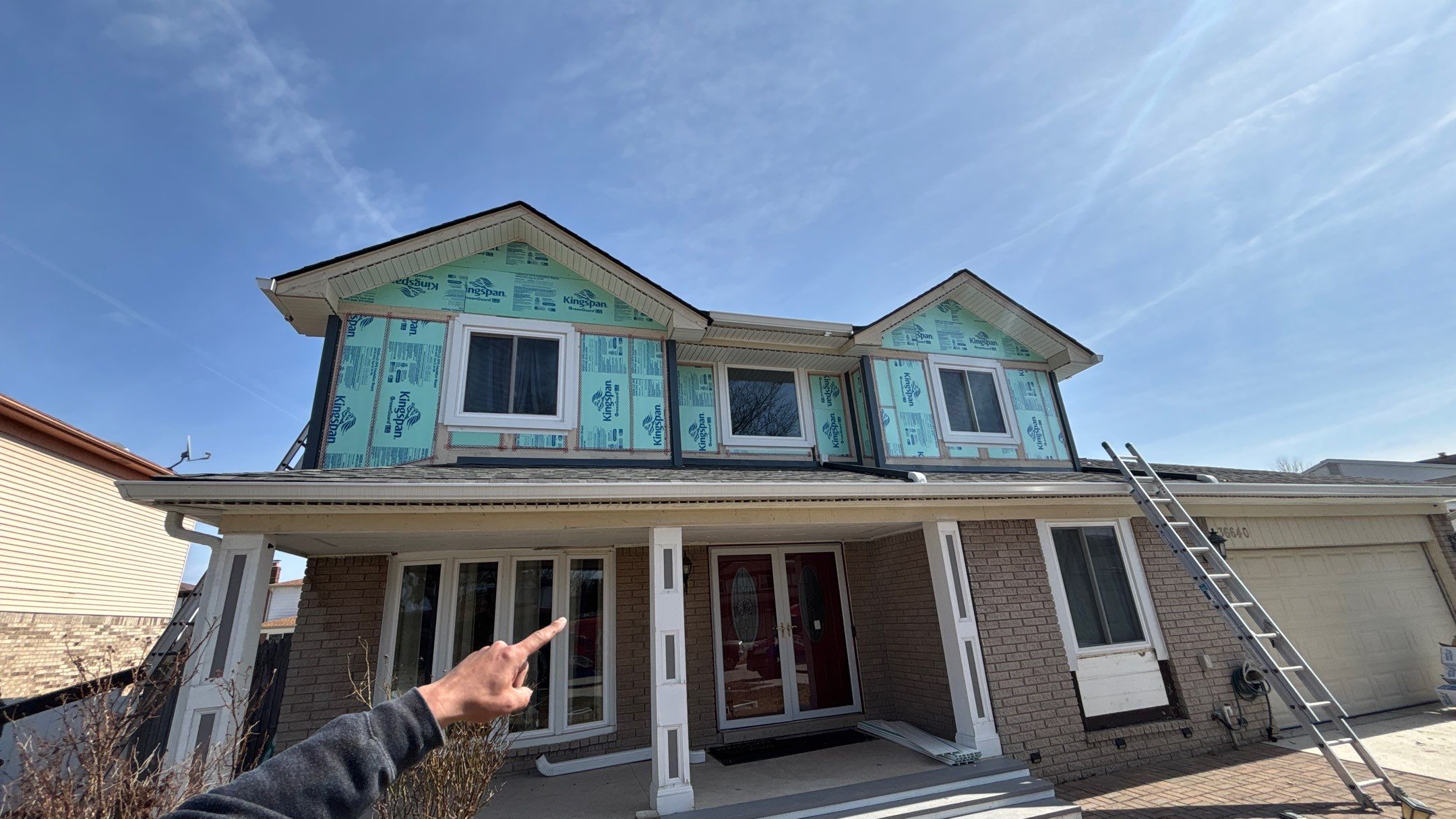 Siding Replacement using Alside Midnight Blue by 180 Contractors