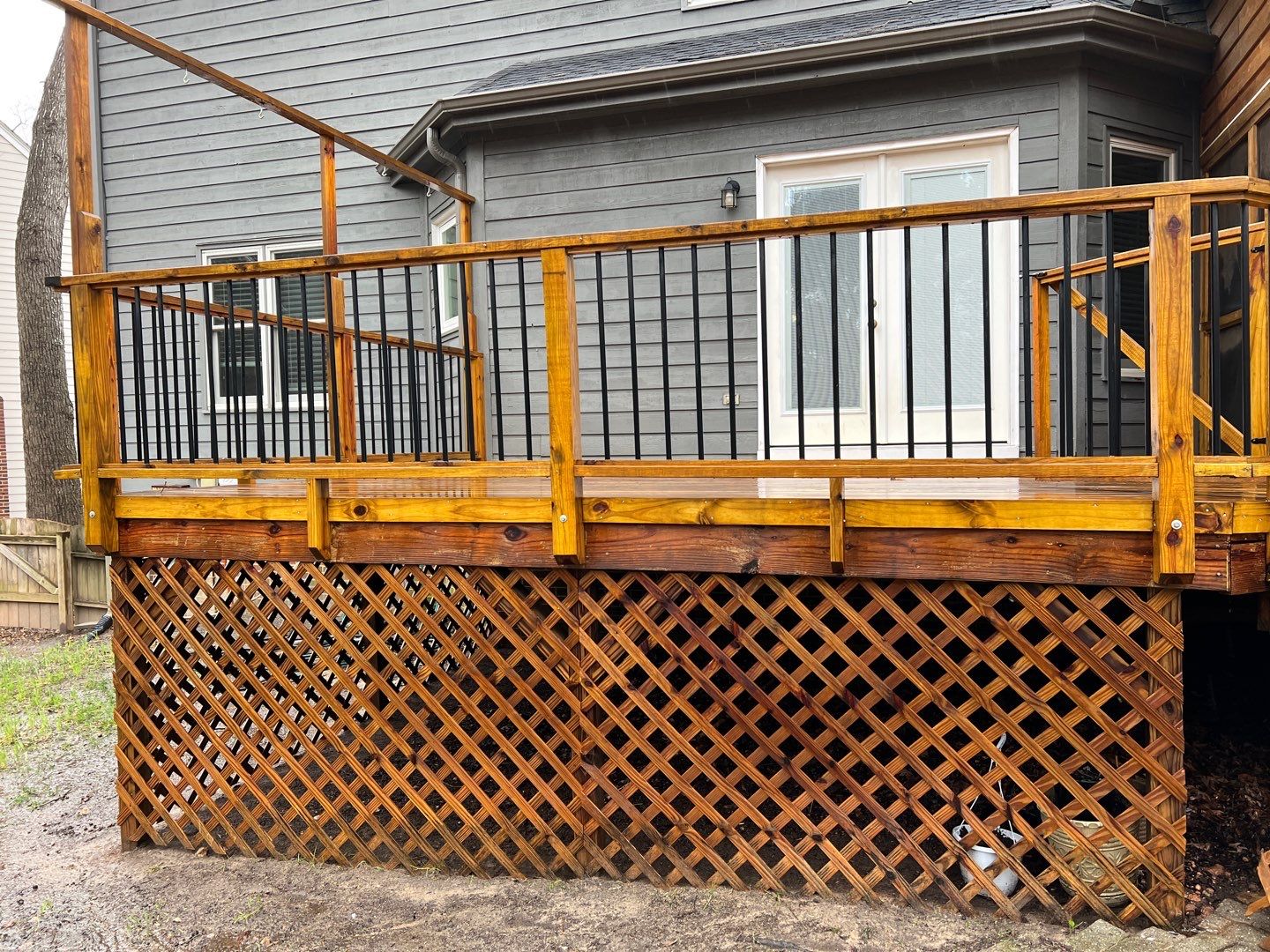 Coated Deck using Wood Sealant by DuraSeal