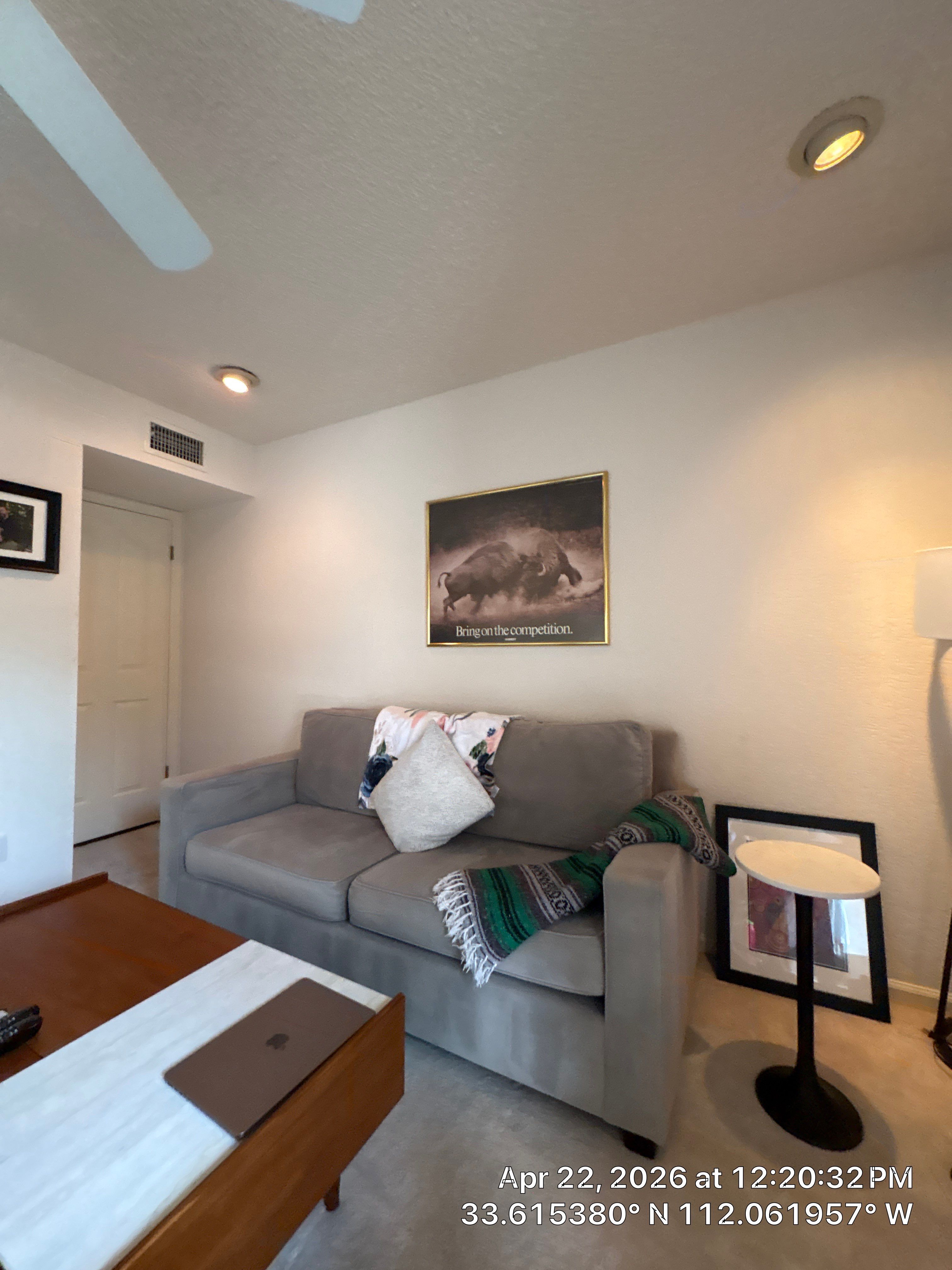 Custom Home Office Setup and Media Wall in Phoenix by CompanyCam Sales Demo