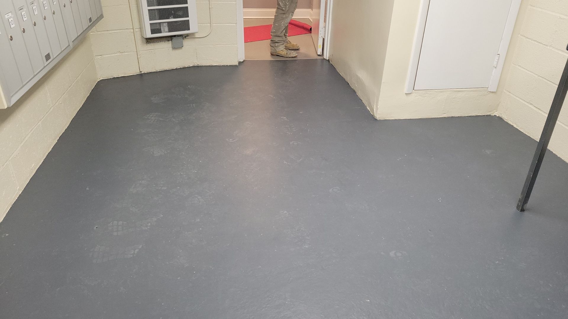 Laundry Room Floor Coating using Penntek by Spectrum Painting, LLC
