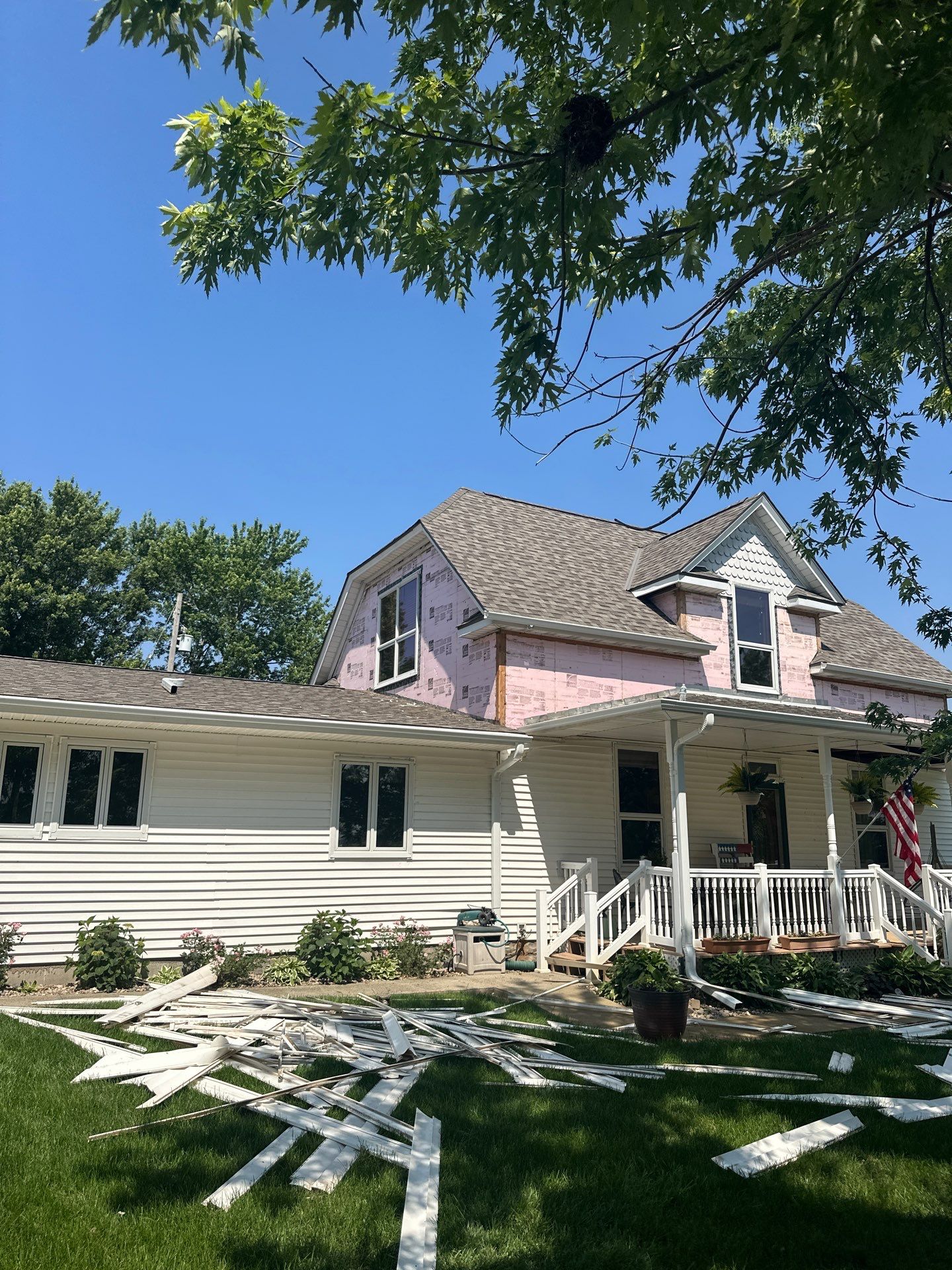 Residential Roofing Installation using Owens Corning Duration Driftwood by Lightning Exteriors