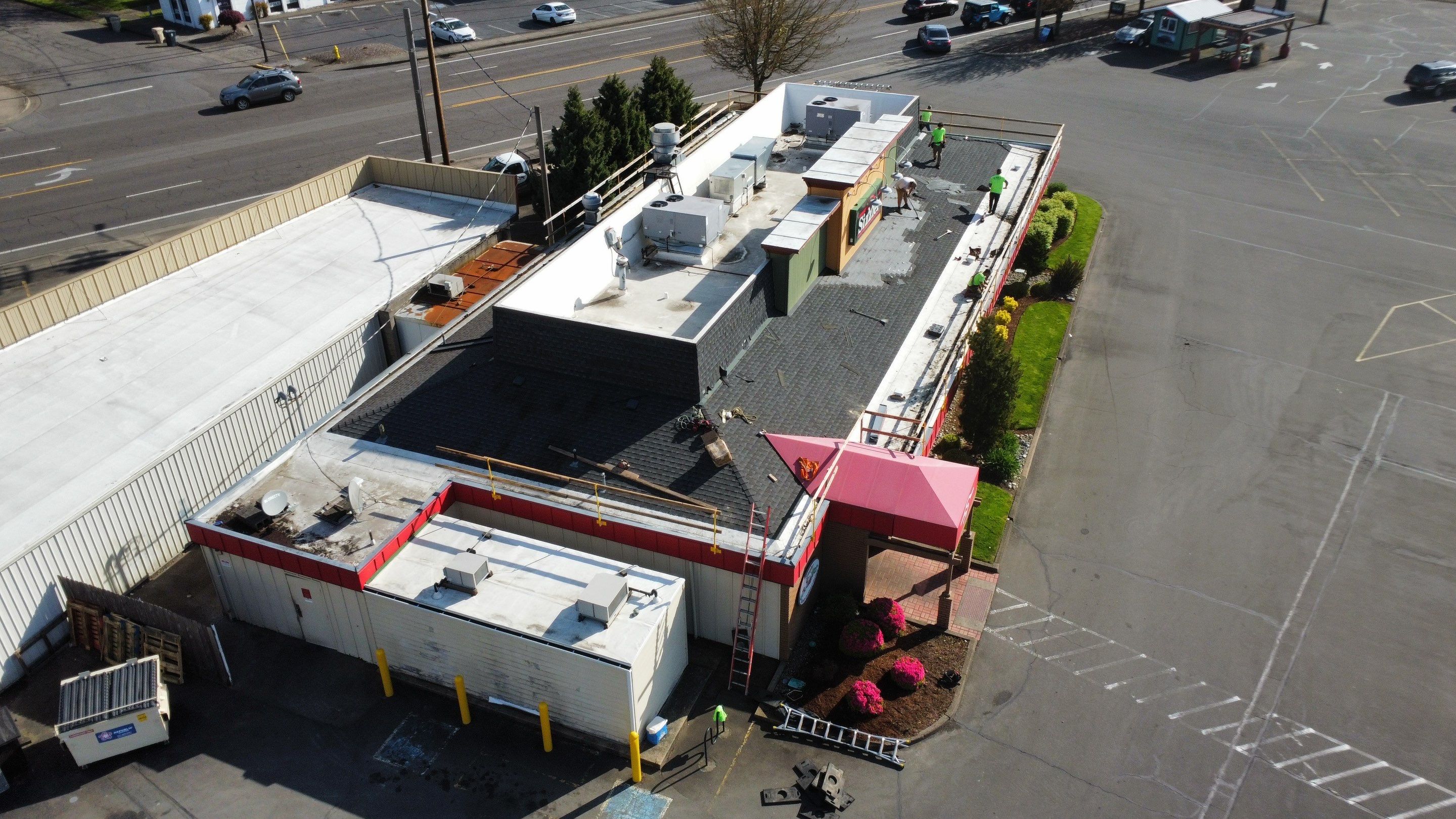Sizzler Albany Oregon Roof Replacement  by Orezona Building & Roofing Company, Inc.