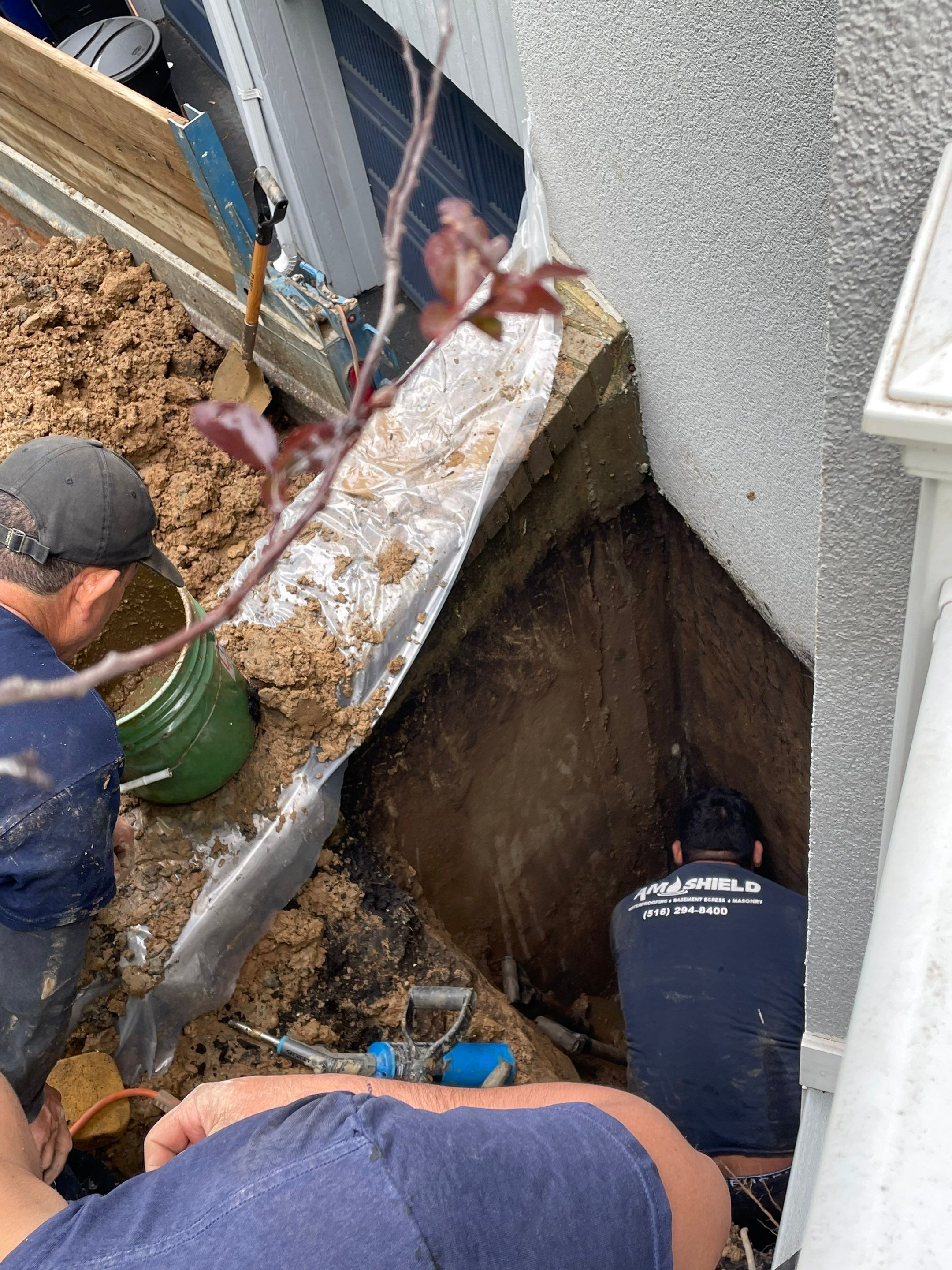 Croft Pl, Huntington, NY 11743 by A.M. Shield Waterproofing, Corp.