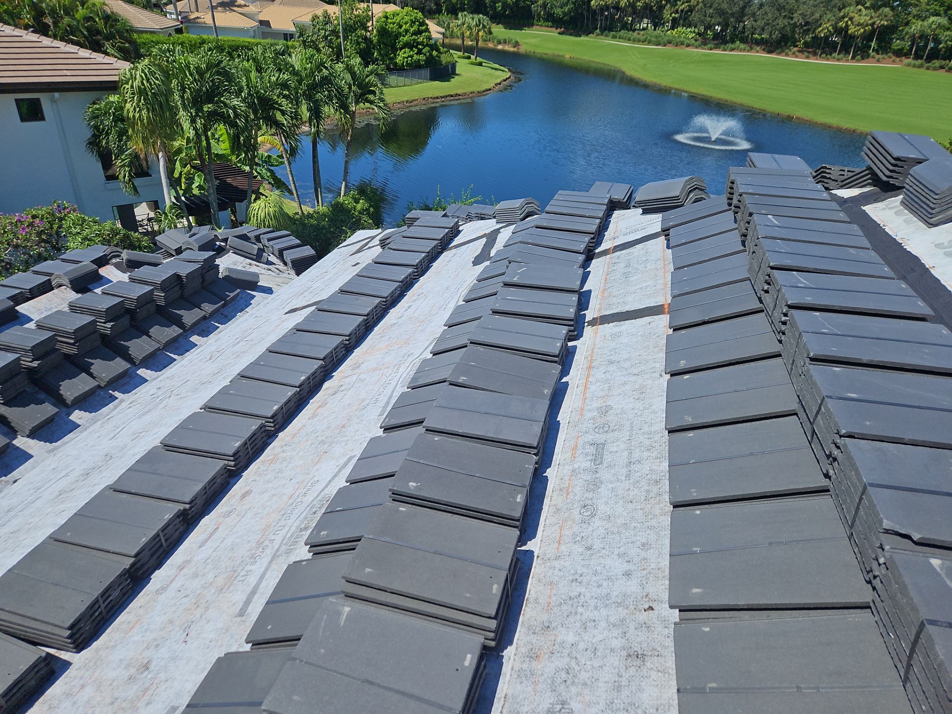 Residential Roofing Installation using WestLake Roofing Tile by BLUES BROTHERS ROOFING
