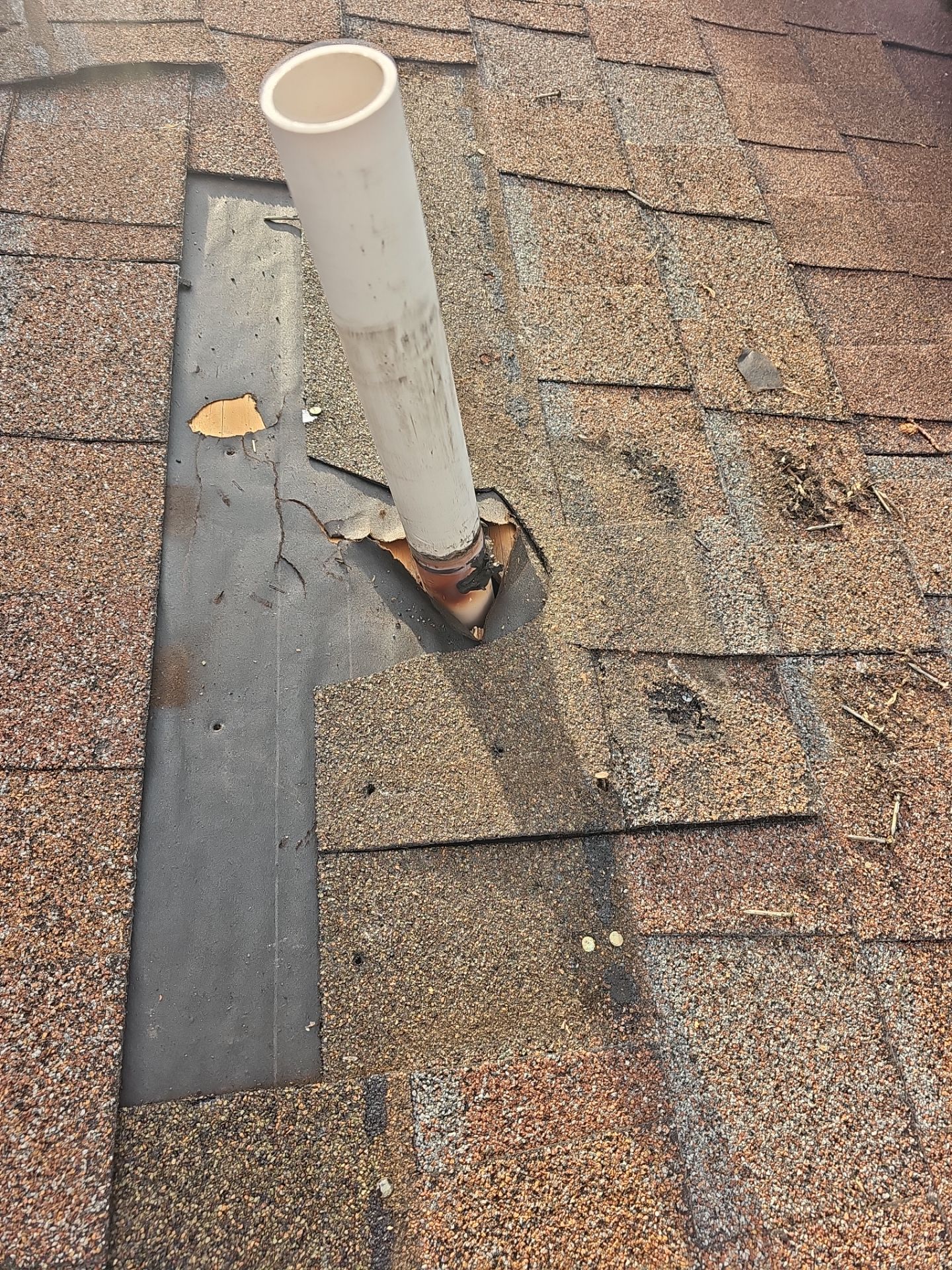Roof Repair - Vent, Siding, and Chimney Flashing and Partial Roof Replacement by Winchester Roofing