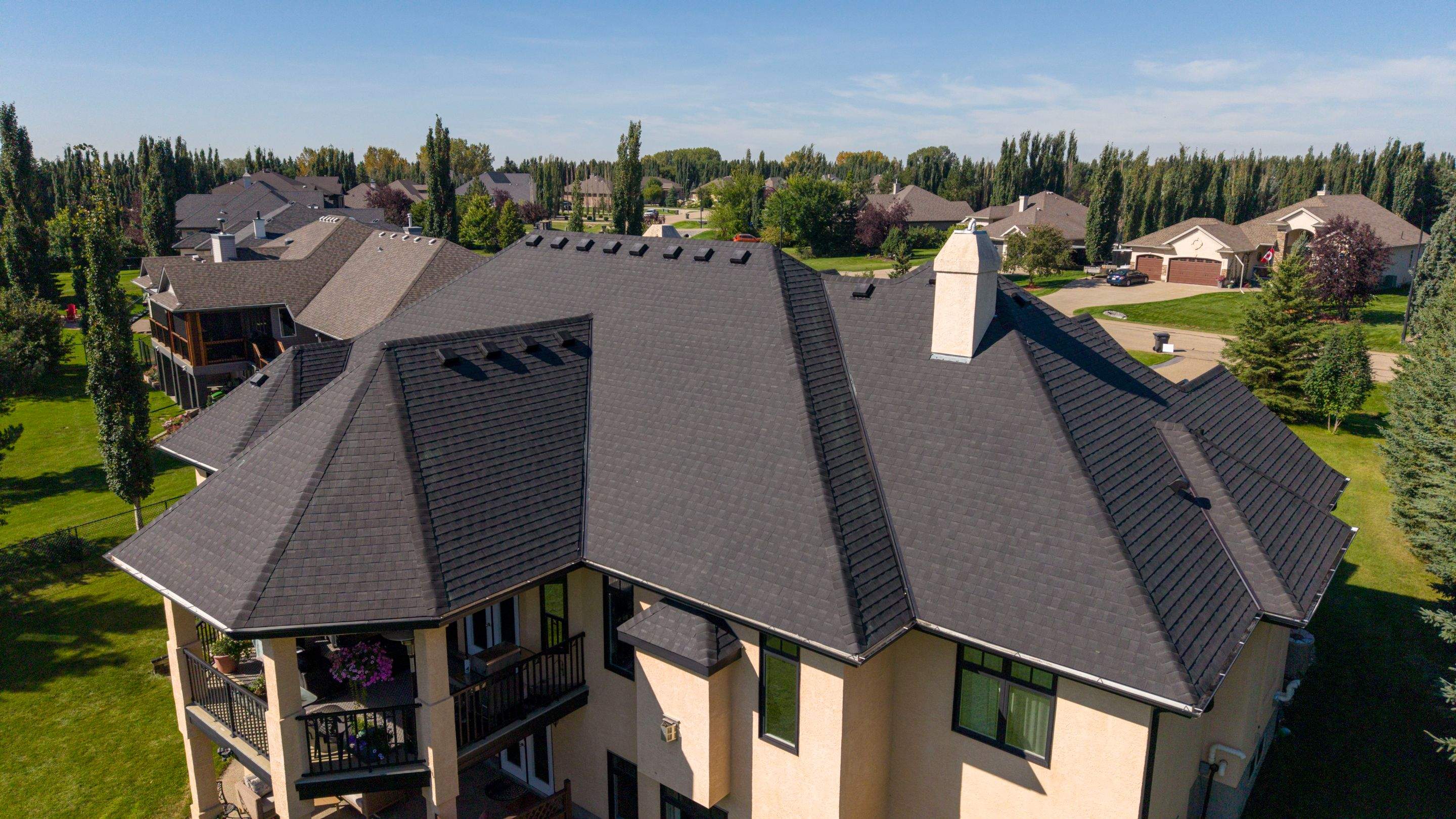 Slate Black on BP Mystique by 2thetop Roofing