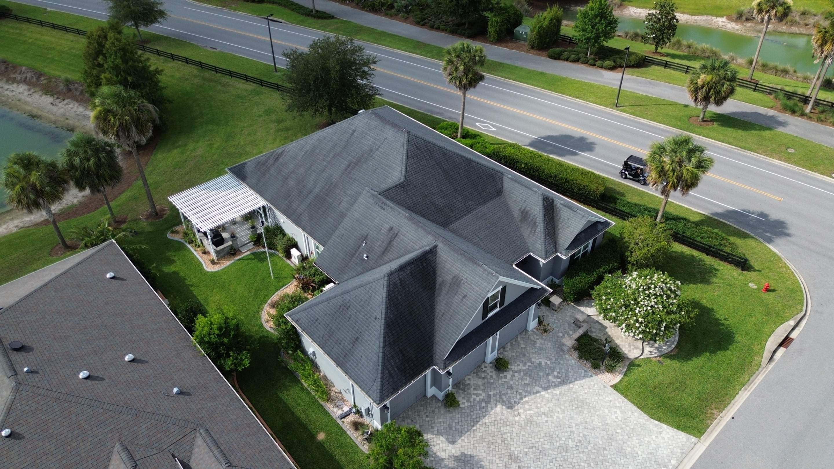 Before and After Shingle to Metal Residential Reroof | The Villages Fl by Gold Key Roofing