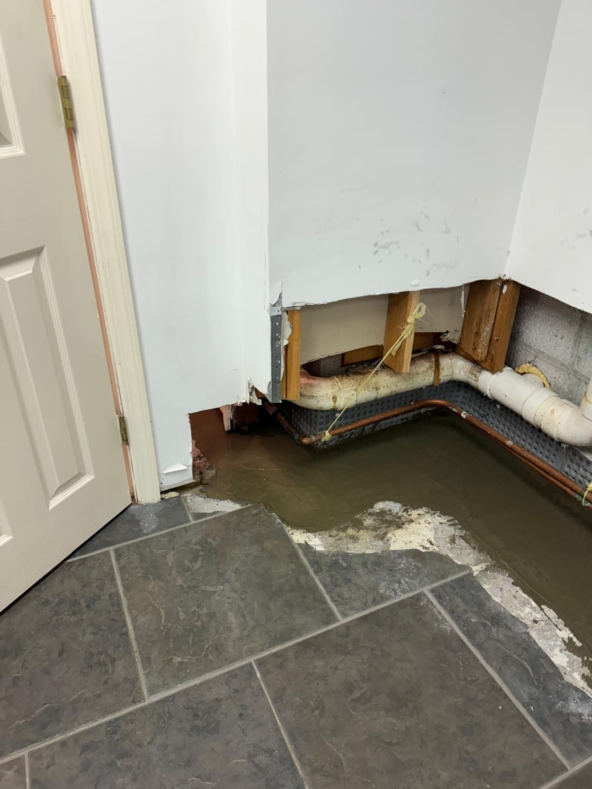 Interior French Drain Basking Ridge NJ by Pure Service Pro, LLC 