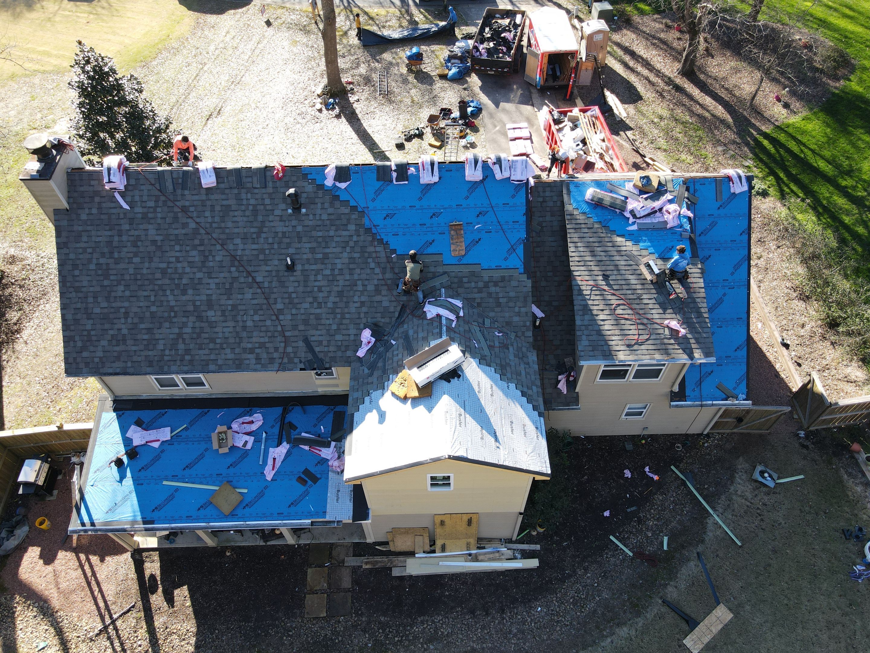 Residential Roofing Installation using Owens Corning by Inspector Roofing and Restoration