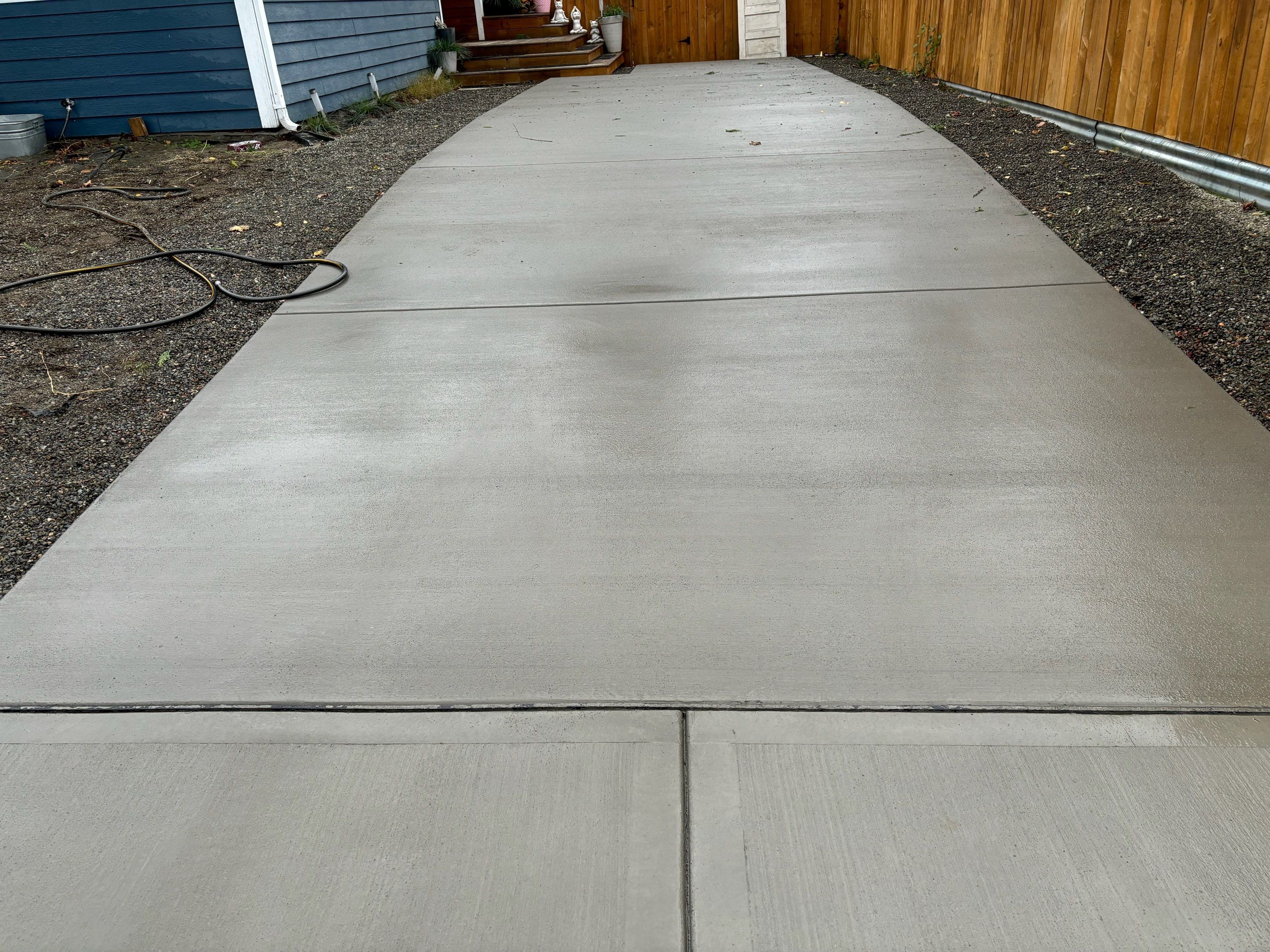 Concrete Driveway & Landscaping Project | Everett by Jireh Asphalt & Concrete Inc 