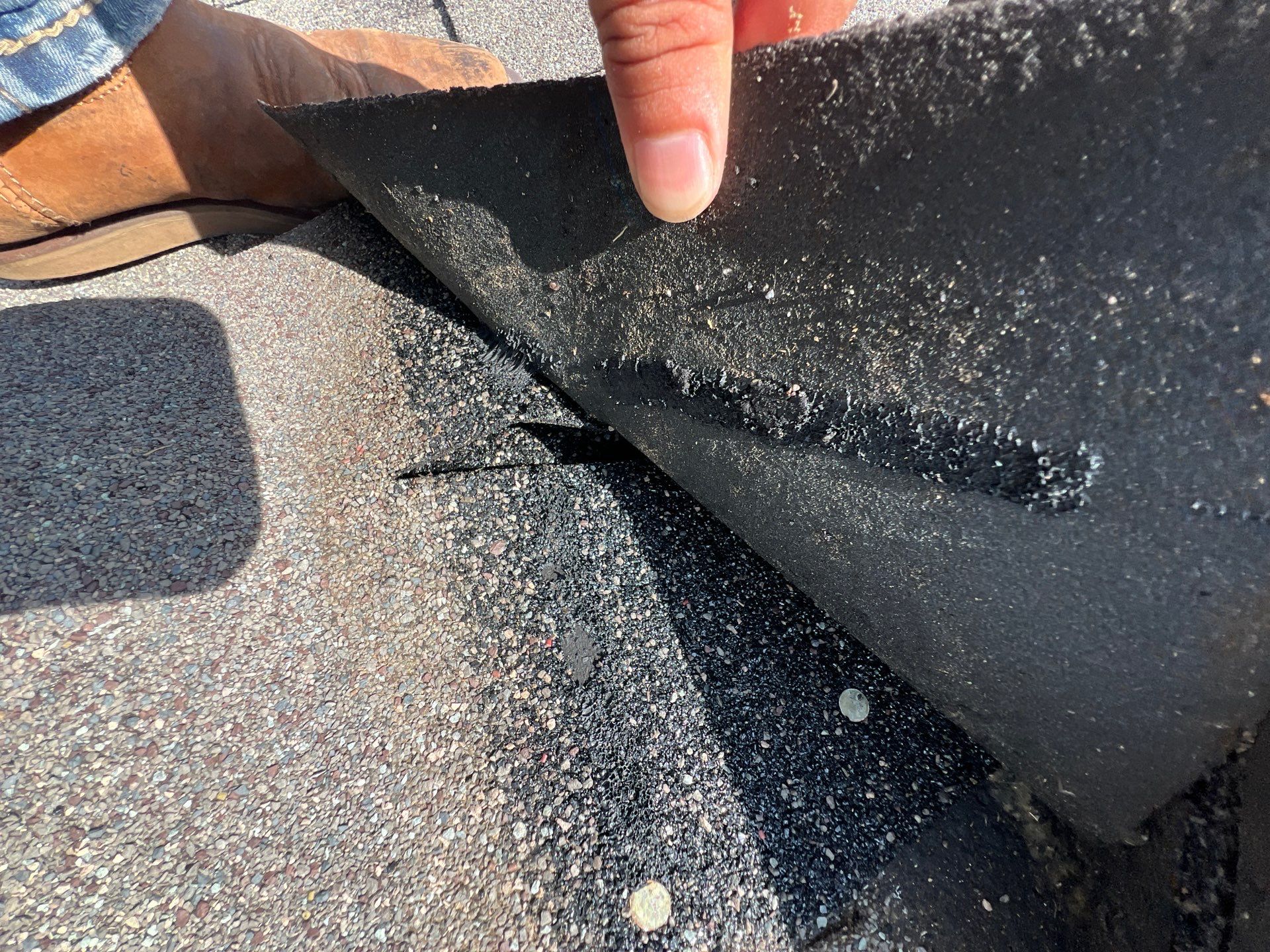 Hail Damage using Owen's Corning Duration (Lifetime) Shingles by Roof Repair Company