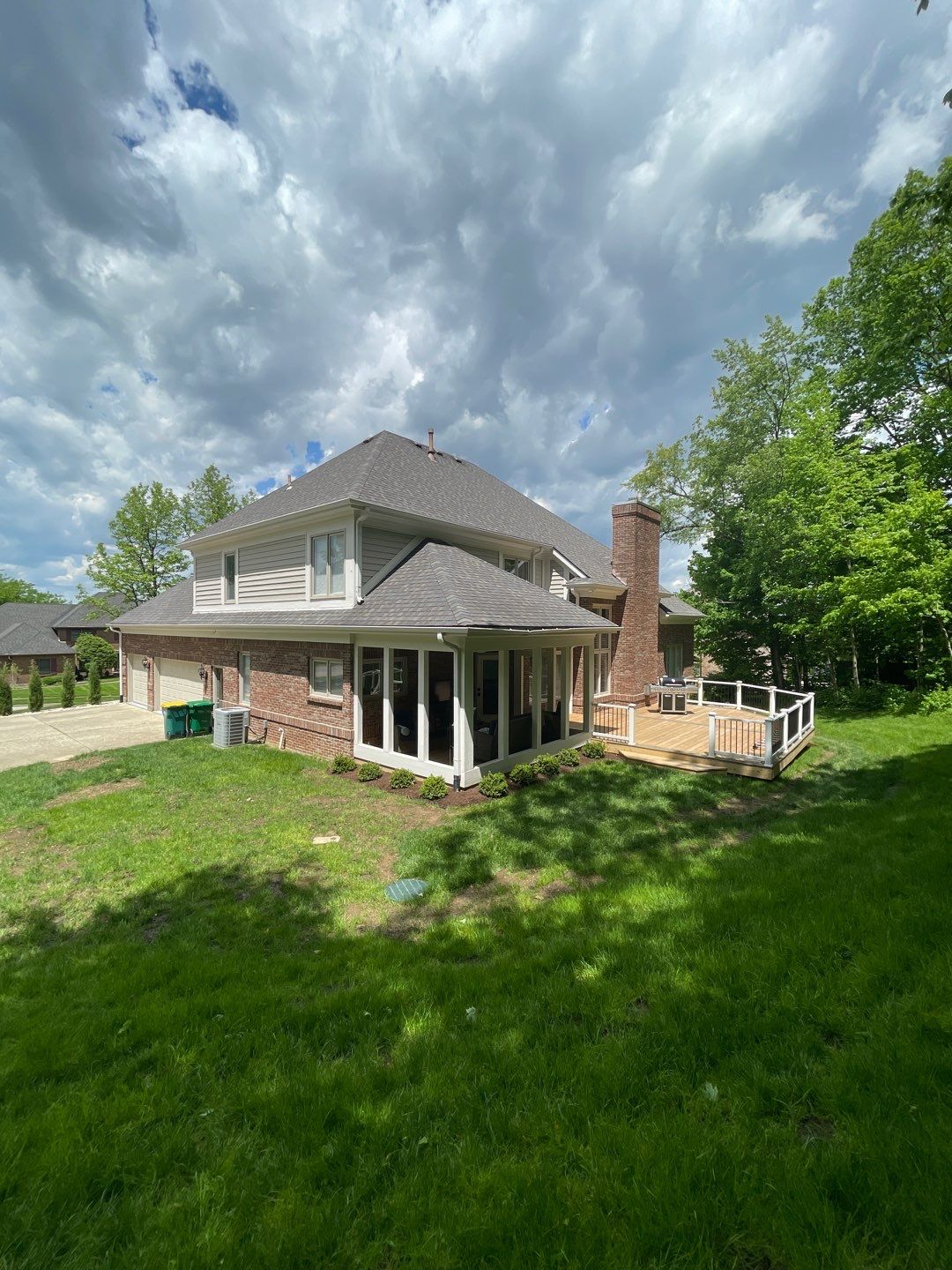 Residential Roofing Installation using Driftwood Durations by WIW Enterprises Inc