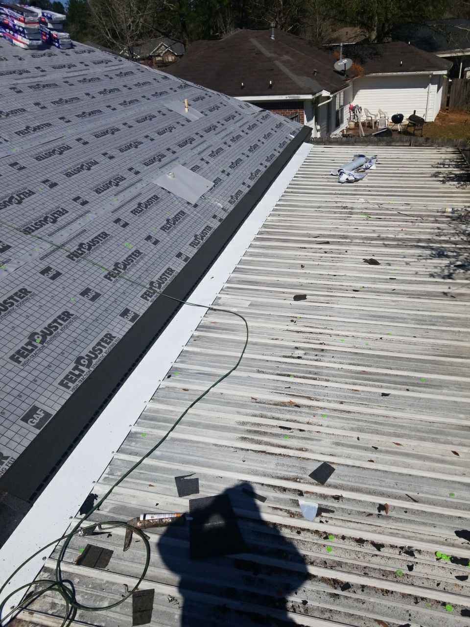 Residential Roofing Installation using Roof Replacement by American Roofing & Construction LLC