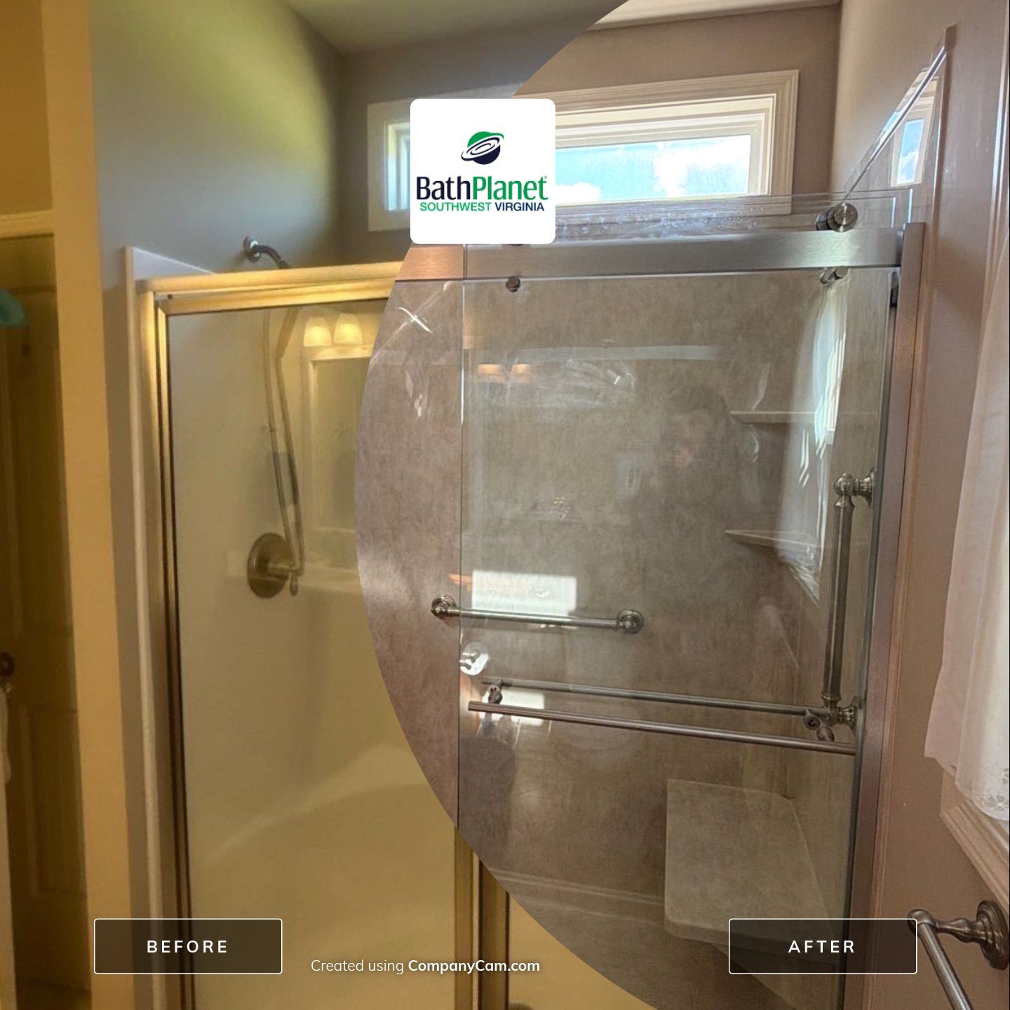 Shower Upgrade by BathPlanet SW Virginia