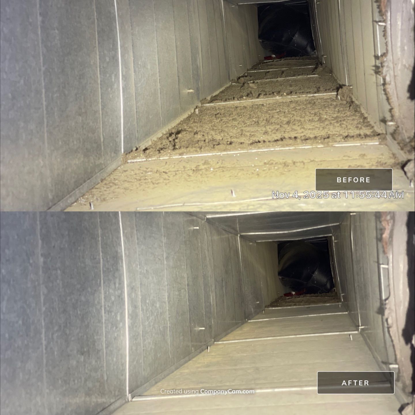 Project in Columbus by Voyager Air Duct Cleaning