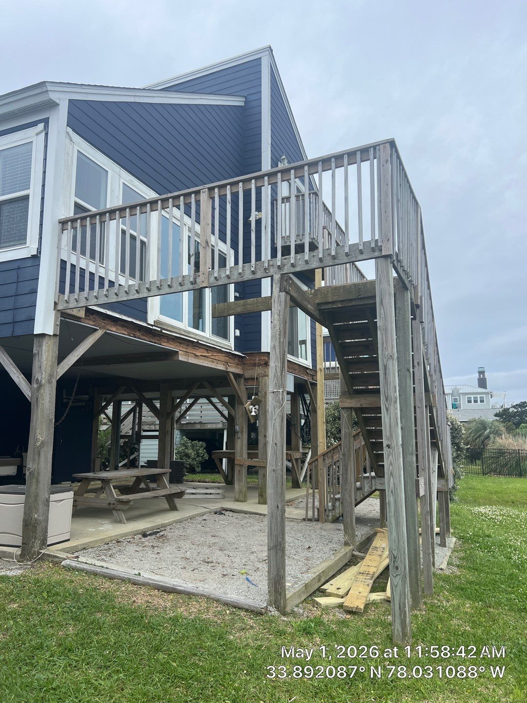 Deck Rebuild Contractor in Oak Island NC by RGR Construction and Roofing, LLC
