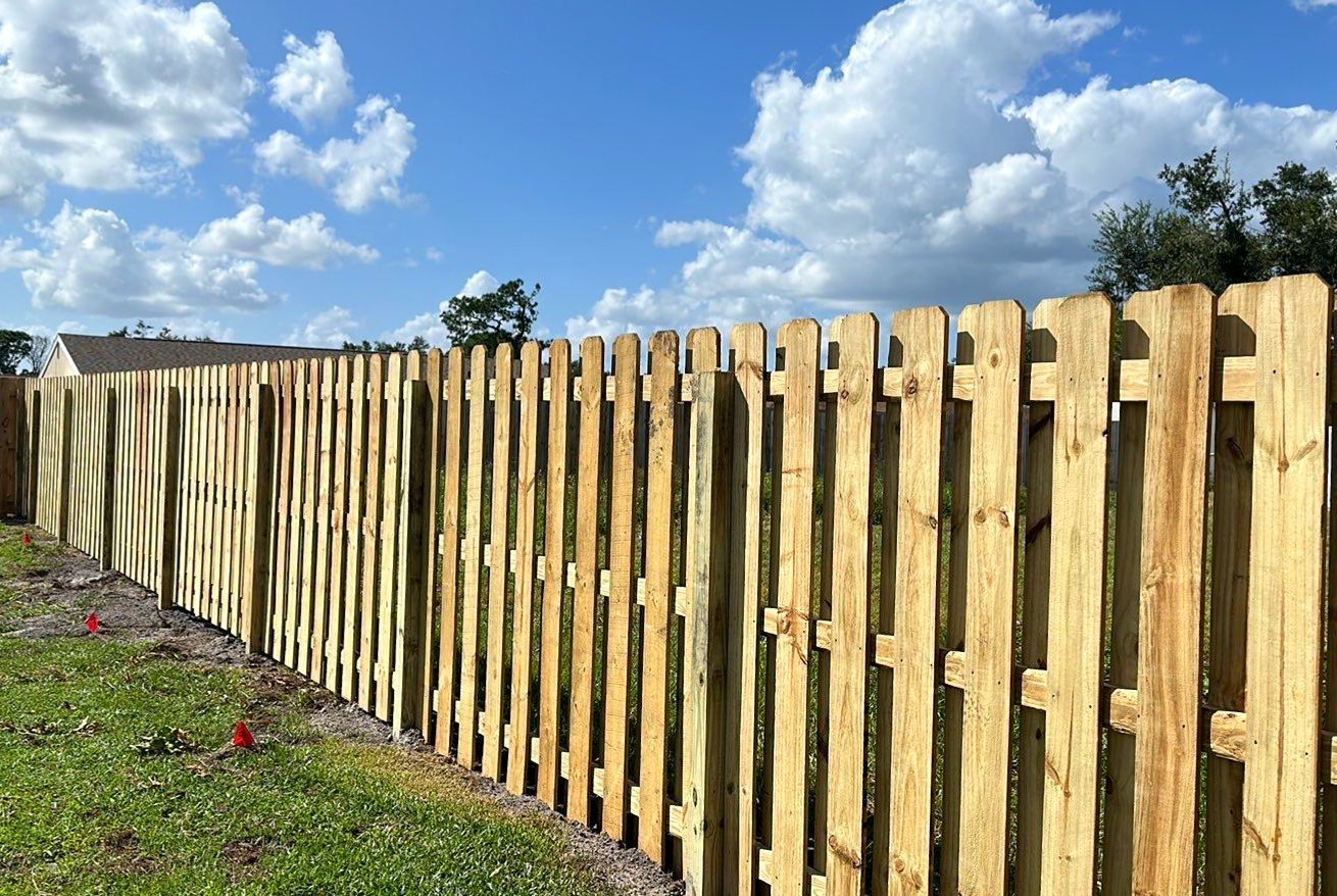 Wood Fence Installation using Wood Pressure Treated Fence  by Asap fence and gates, LLC