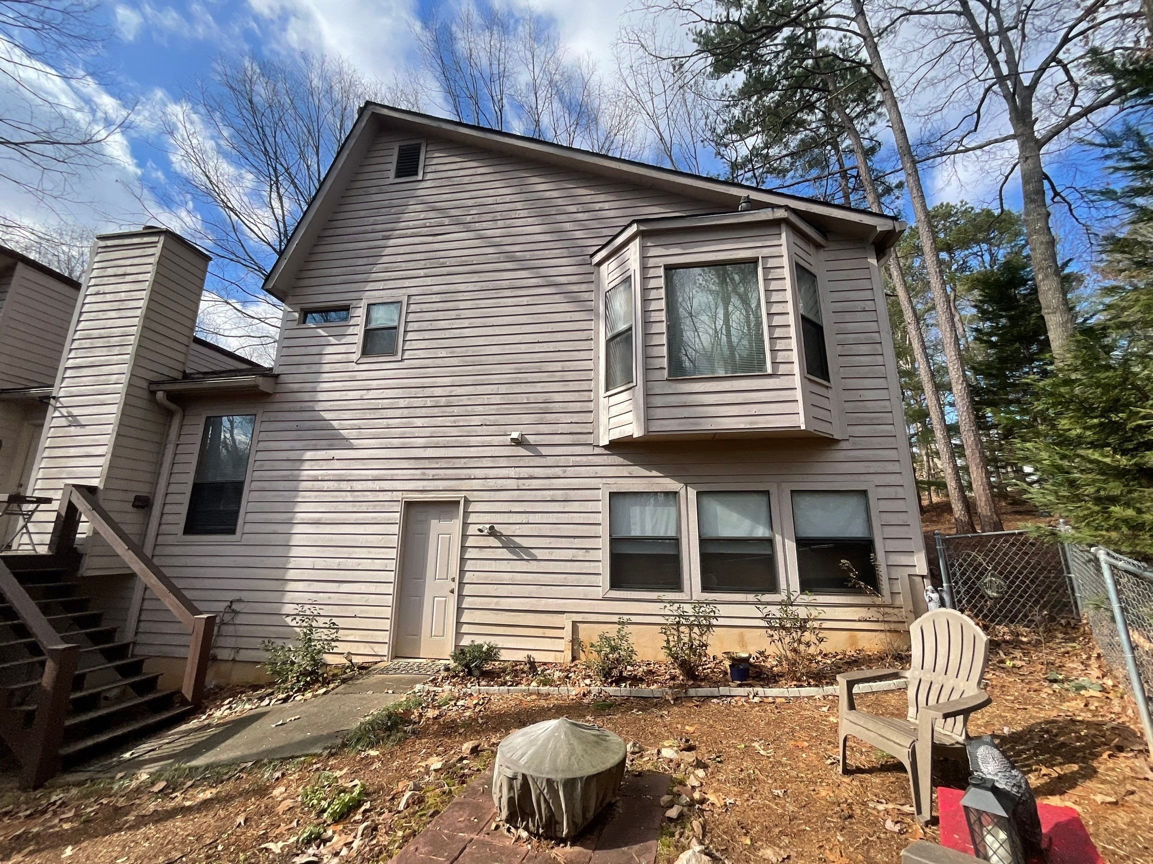 Exterior Painting and Deck Refinishing for an Acworth Residence by Swift Home Renovations