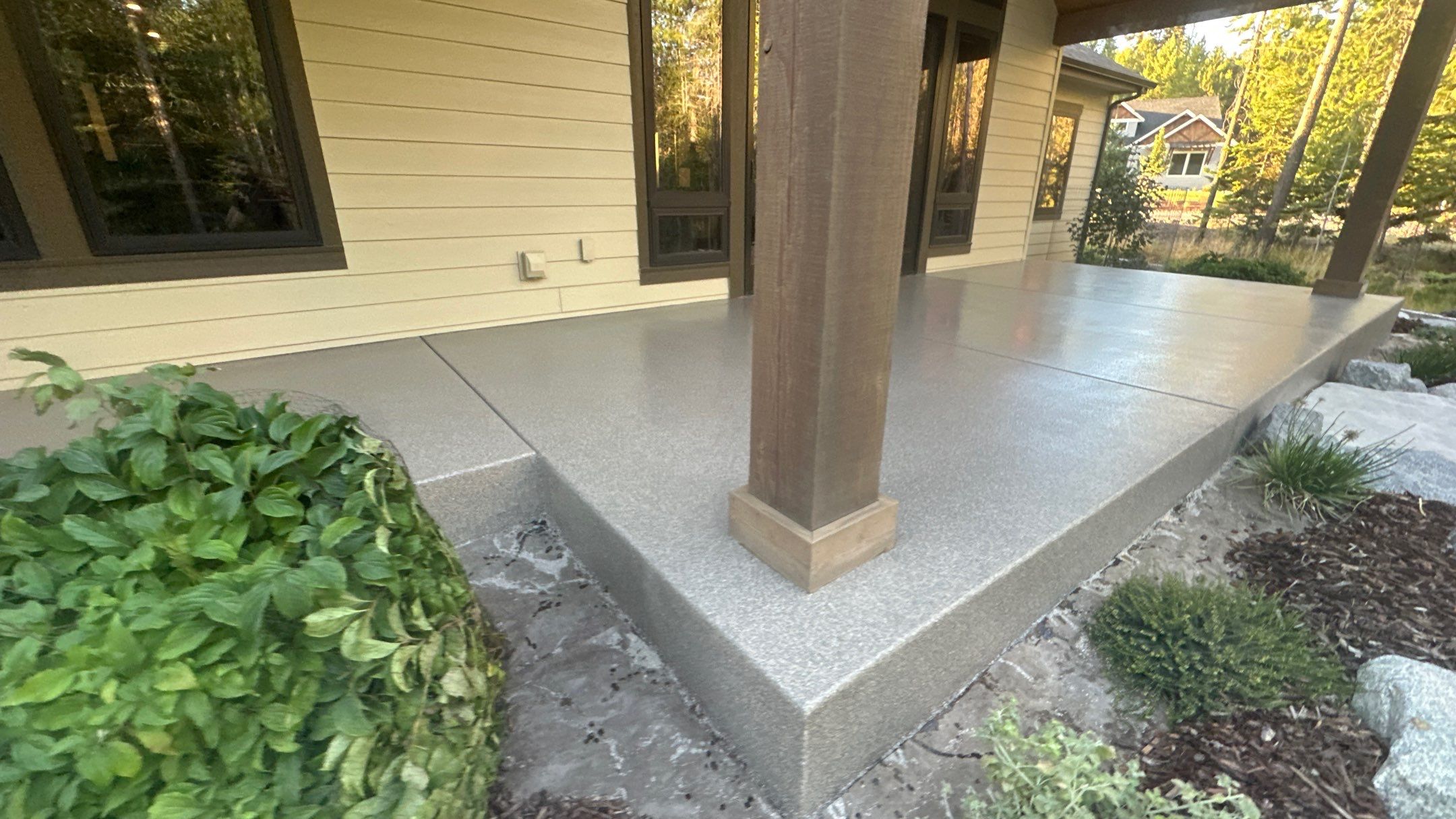 Patio Transformation using Rockford 1/8" by Croc Coatings, LLC