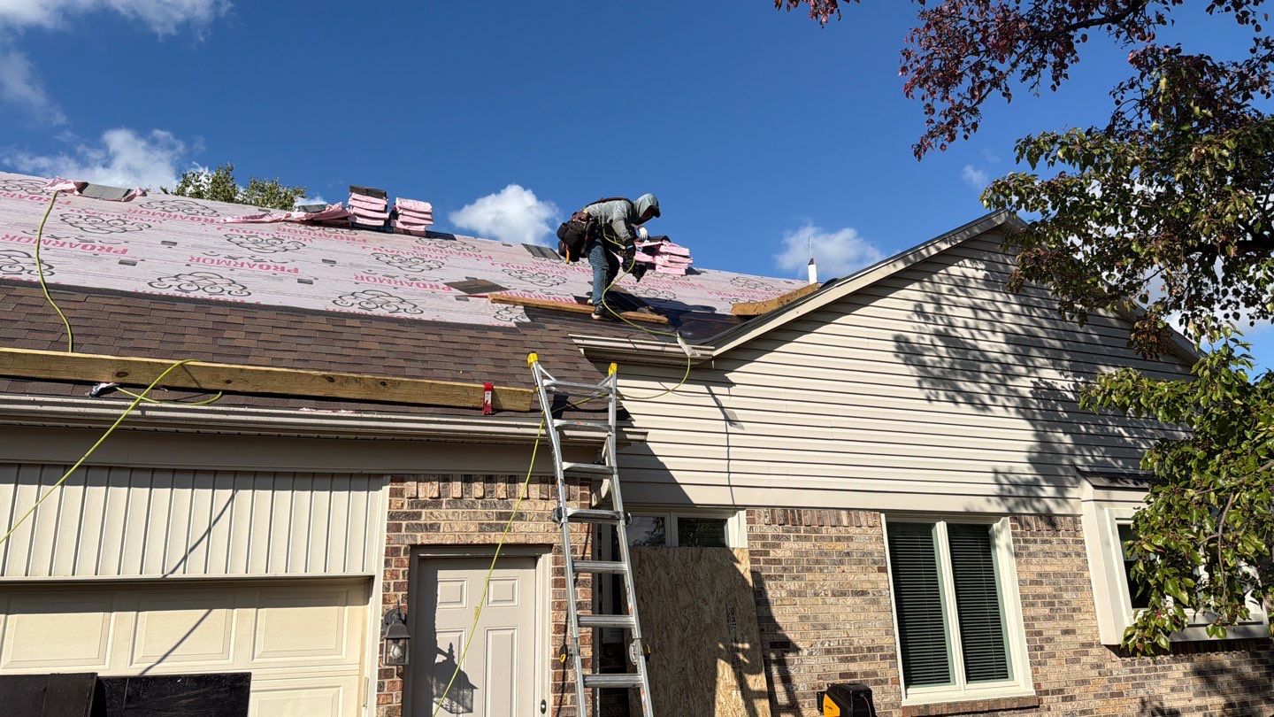Roof Replacement using Owens Corning Teak by 180 Contractors