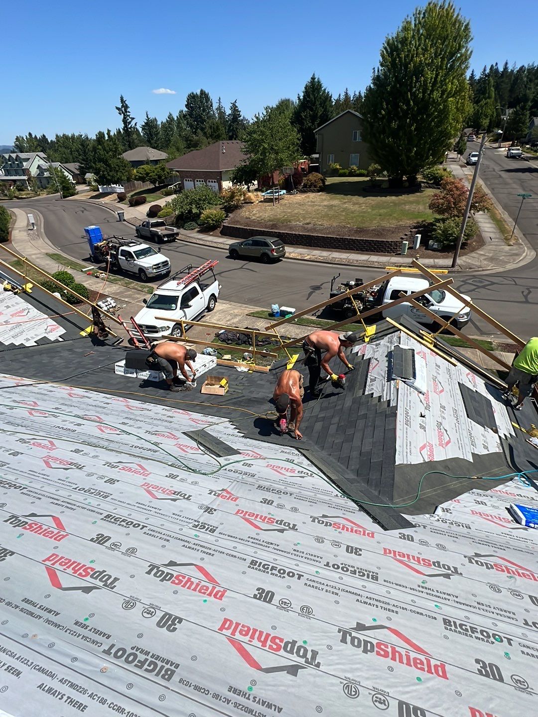 Residential Roofing Installation using Malarkey Highlander by Orezona Building & Roofing Company, Inc.
