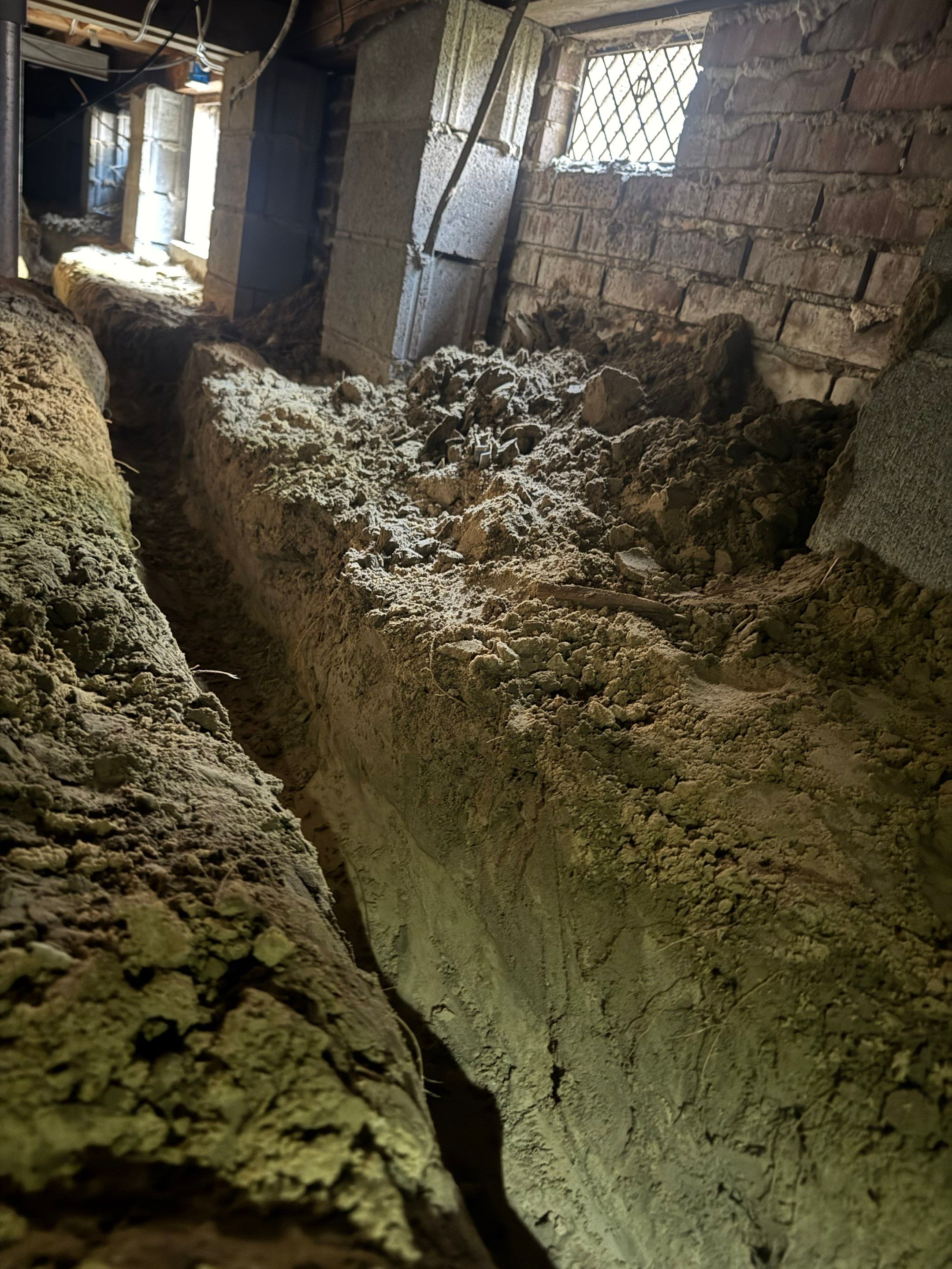 Project in Smithfield by Patriot Crawl Space Repairs