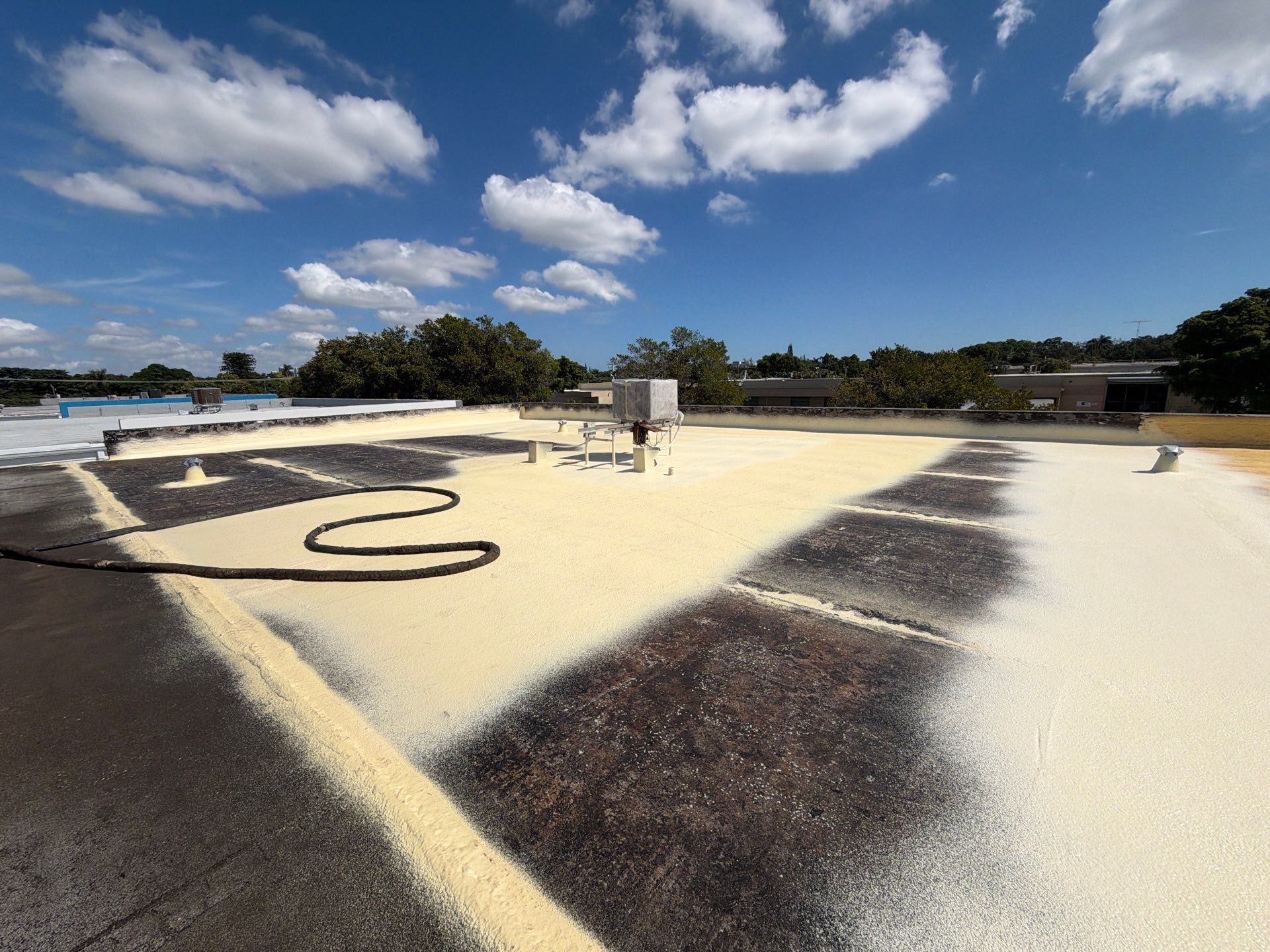 Commercial Roof Restoration and Spray Foam Insulation in Fort Lauderdale by Roof King LLC