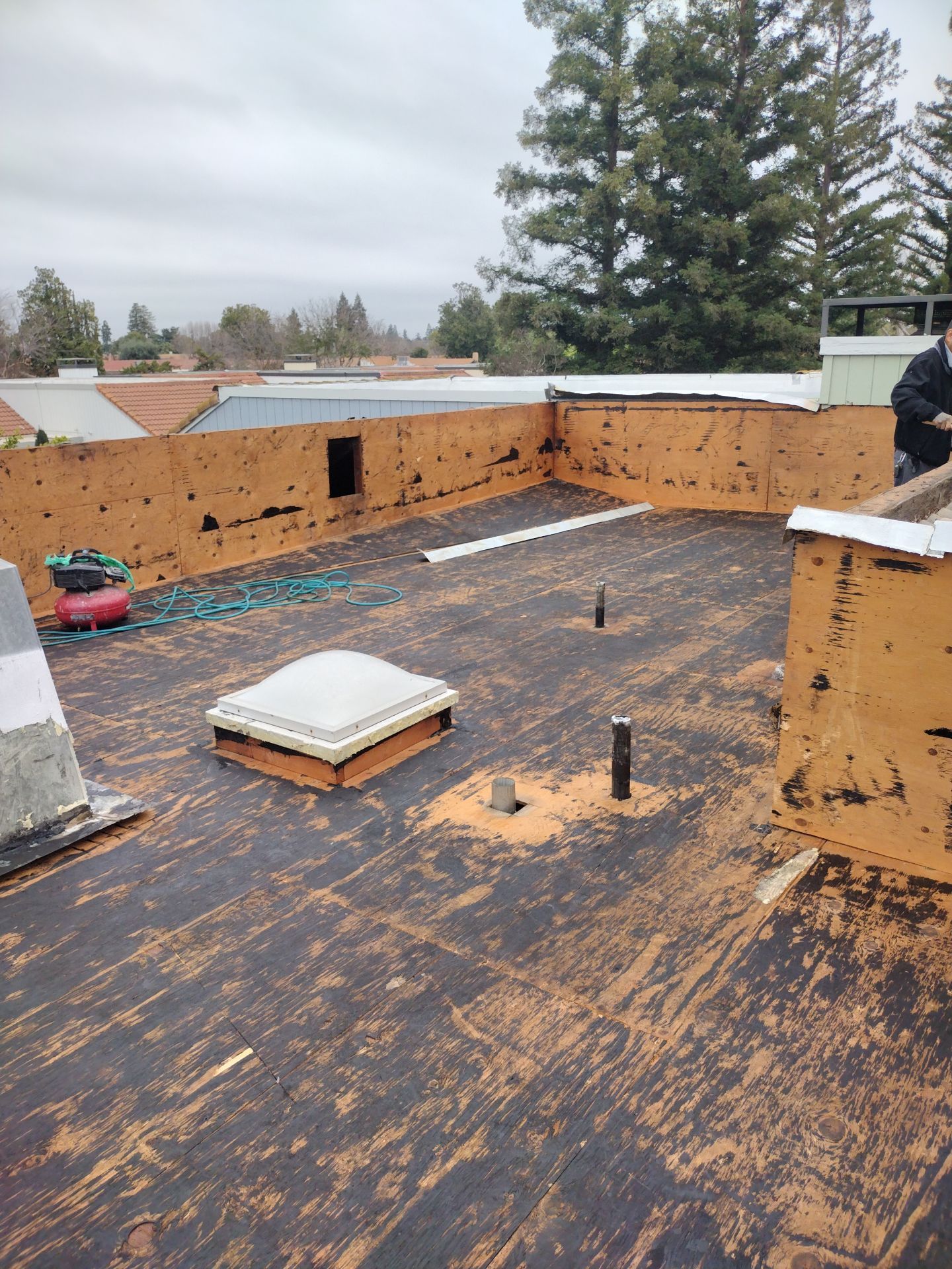 Residential TPO Flat Roofing - Fresno CA by Grandmark Service Company
