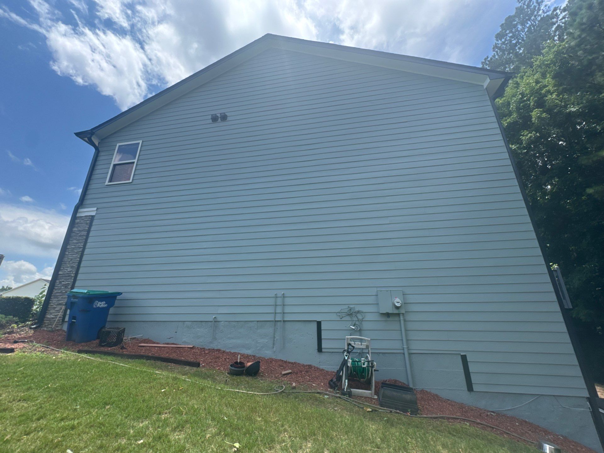 Full Exterior House Painting and Color Transformation in Atlanta by Swift Home Renovations