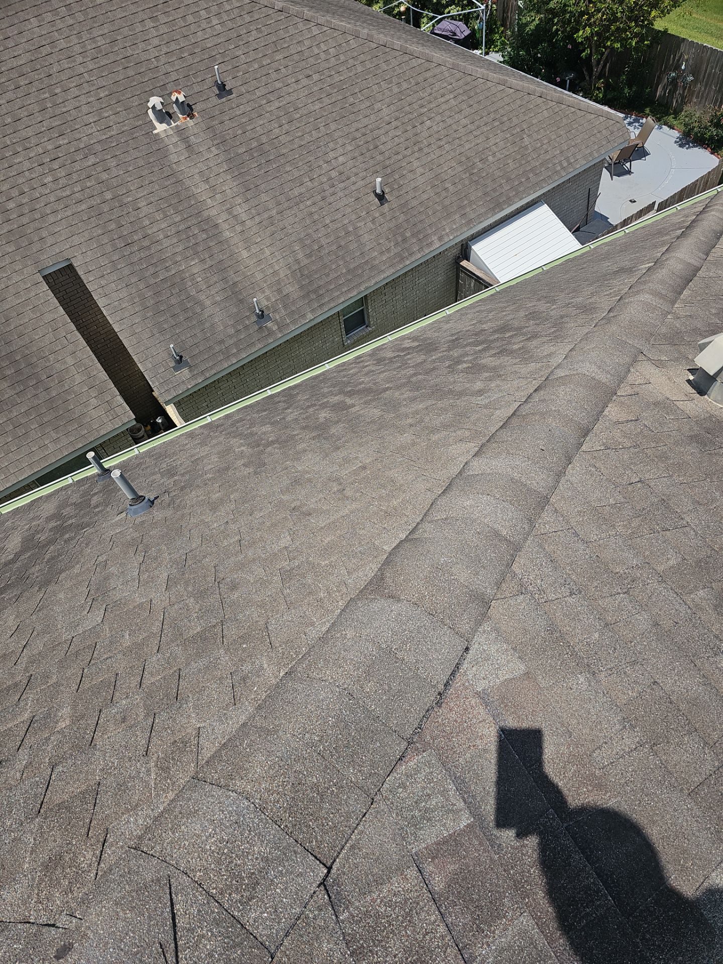 Hail Damage using Owen's Corning Duration (Lifetime) Shingles by Roof Repair Company