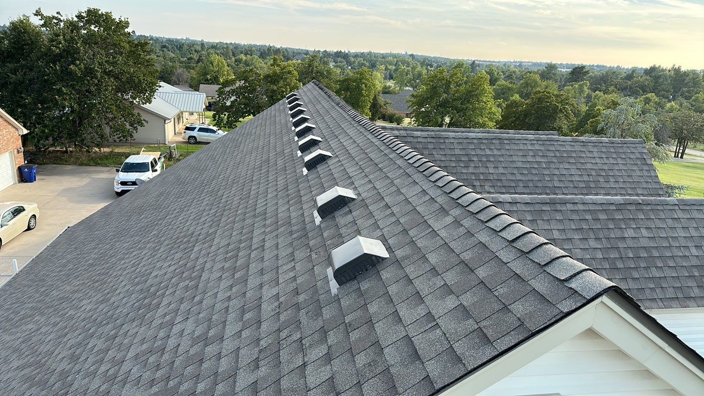 roof & vent replacement in Choctaw by McCann's Roofing and Construction