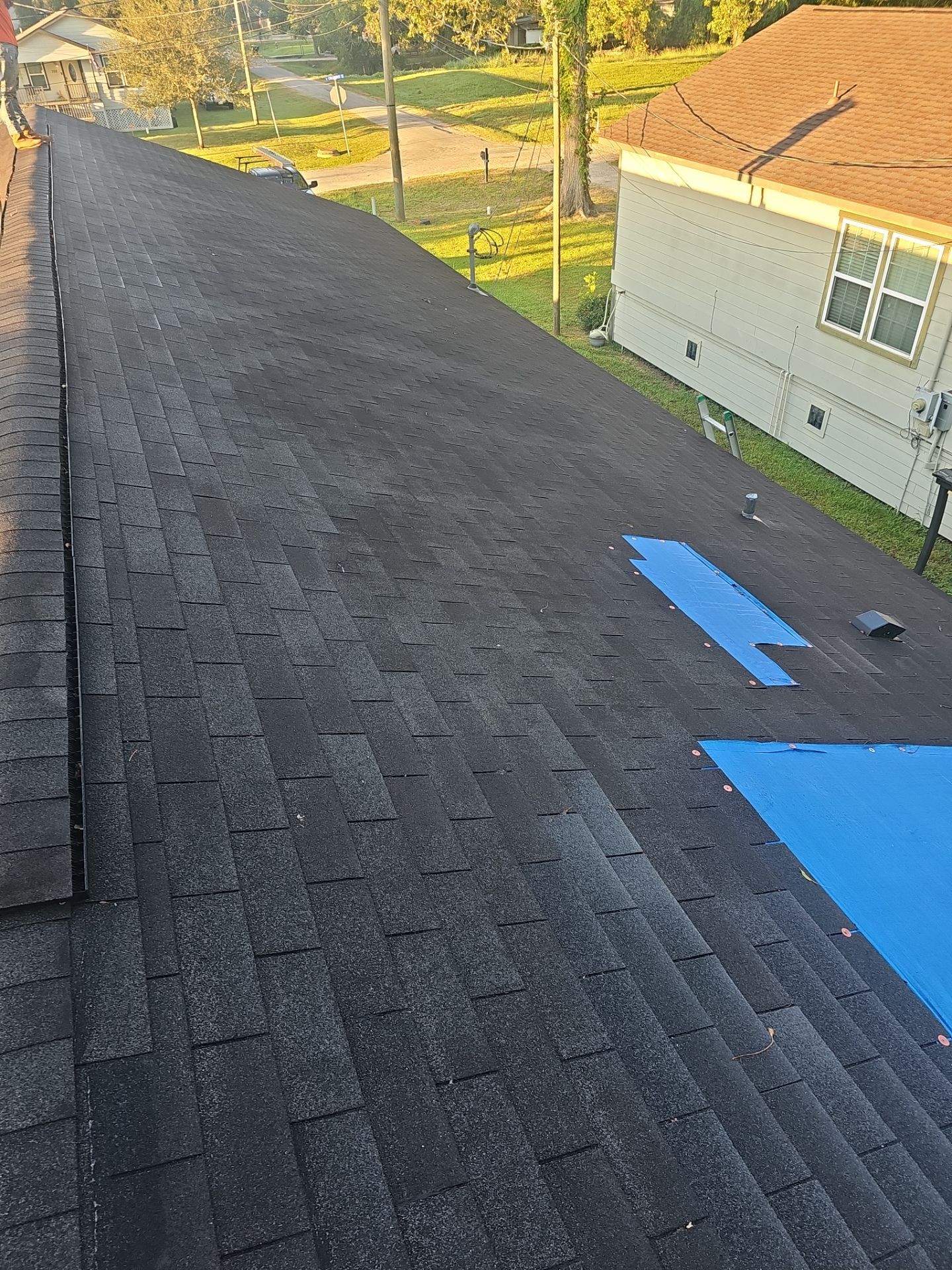 Hail Damage using Owen's Corning Duration (Lifetime) Shingles by Roof Repair Company