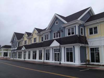 Commercial Gutter System at Wayland Town Center