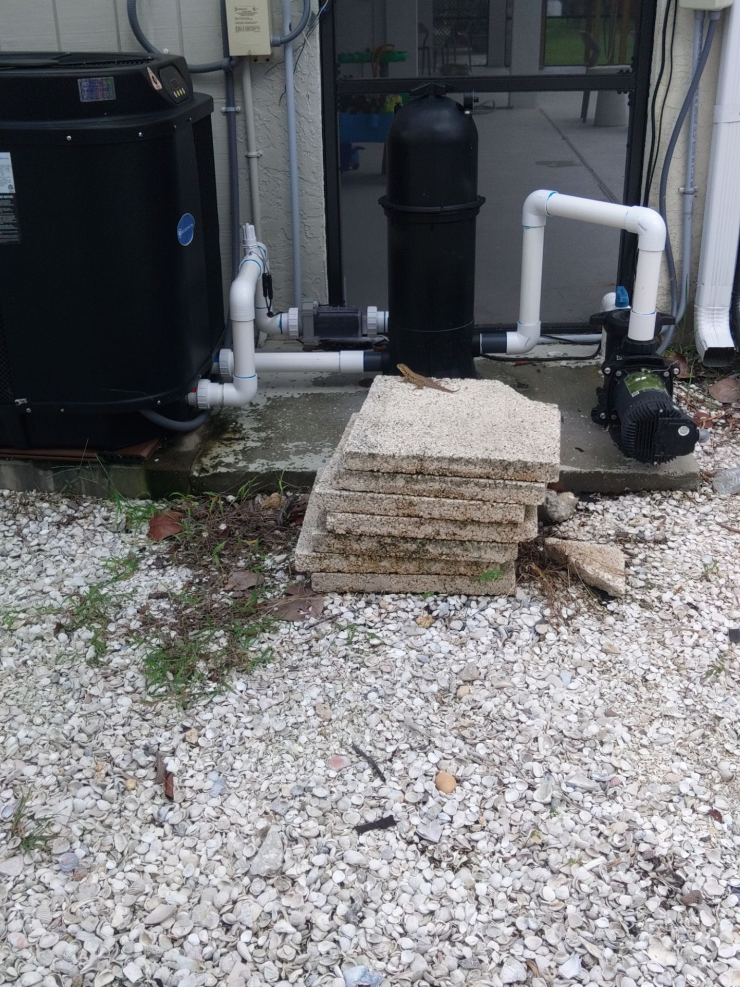 Complete Gutter System with Downspouts & Guards in Fort Myers Beach FL by Gutter Professors