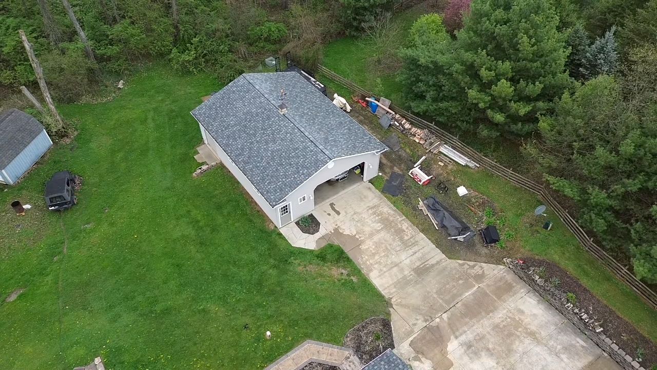 Atlas Pinnacle, Color, Coastal Granite, Drip Edge, Birch White by Eagle Eye Roofing