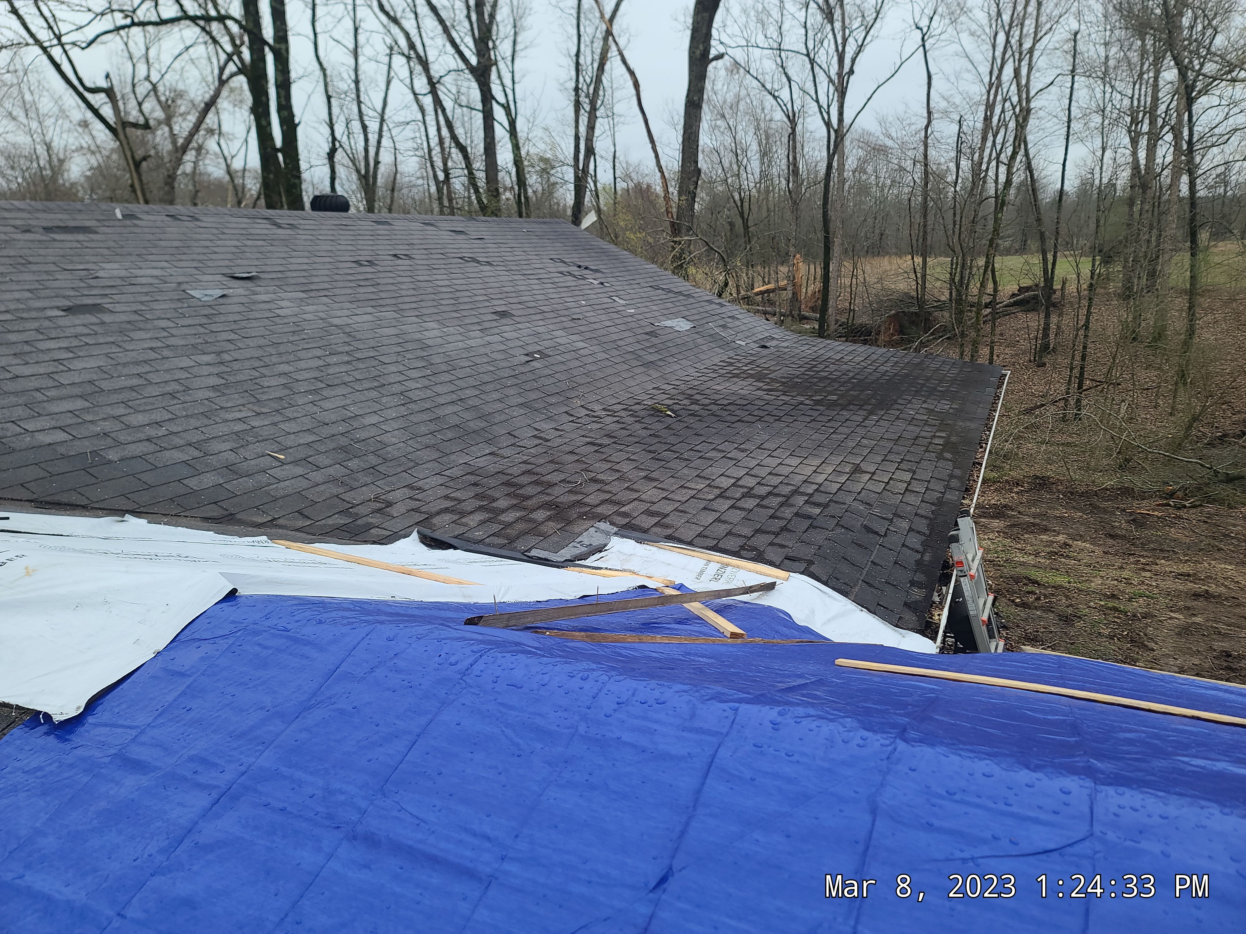 Residential Shingle Reroof using Certainteed Landmark 3-Tab by Hostetler Roofing