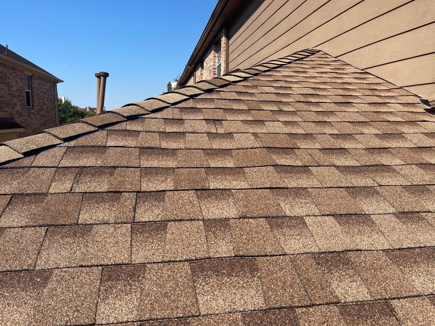 Storm Roof Damage Replacement in Frisco by First United Roofing & Construction
